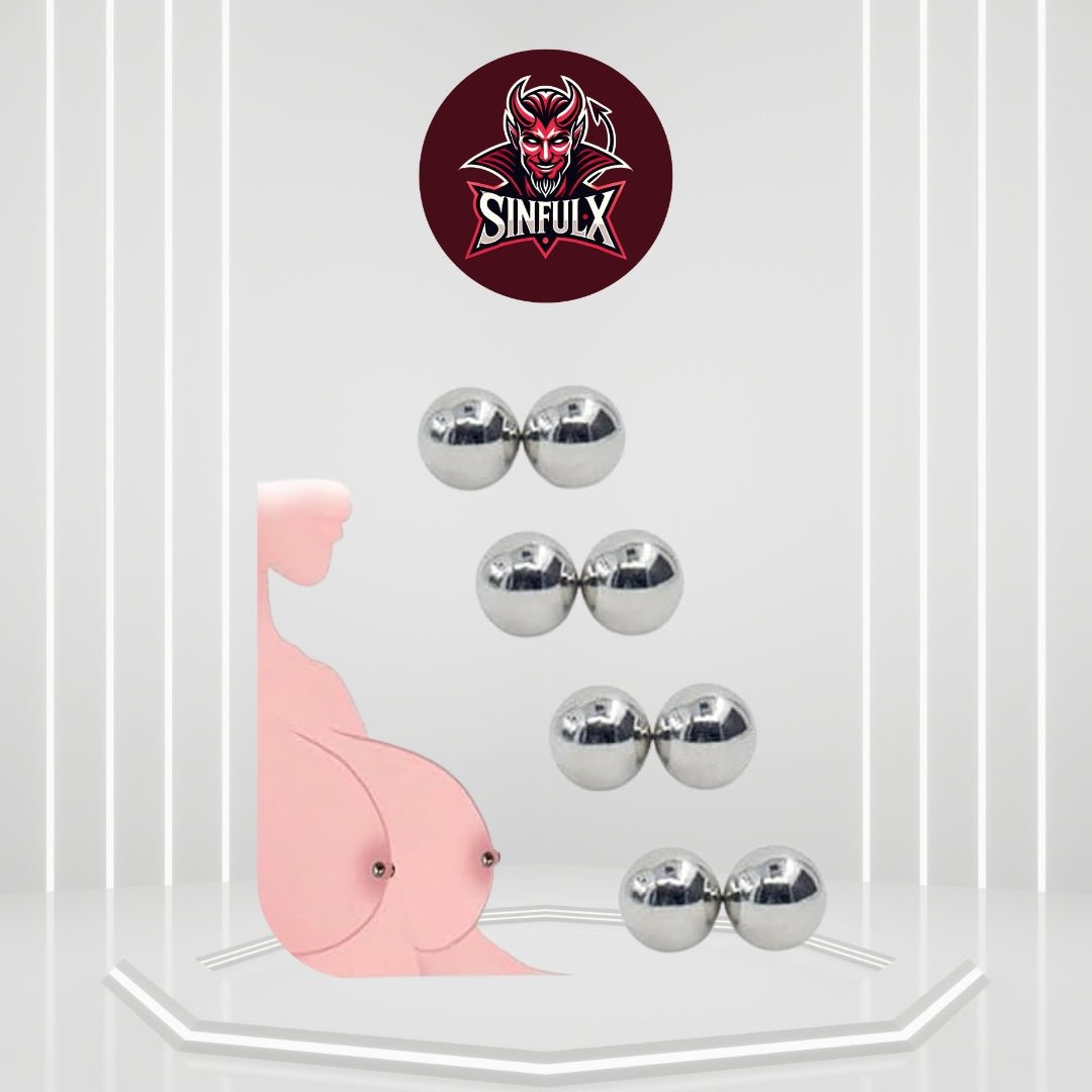 Magnetic BDSM Ball Clamp Set - SinfulX