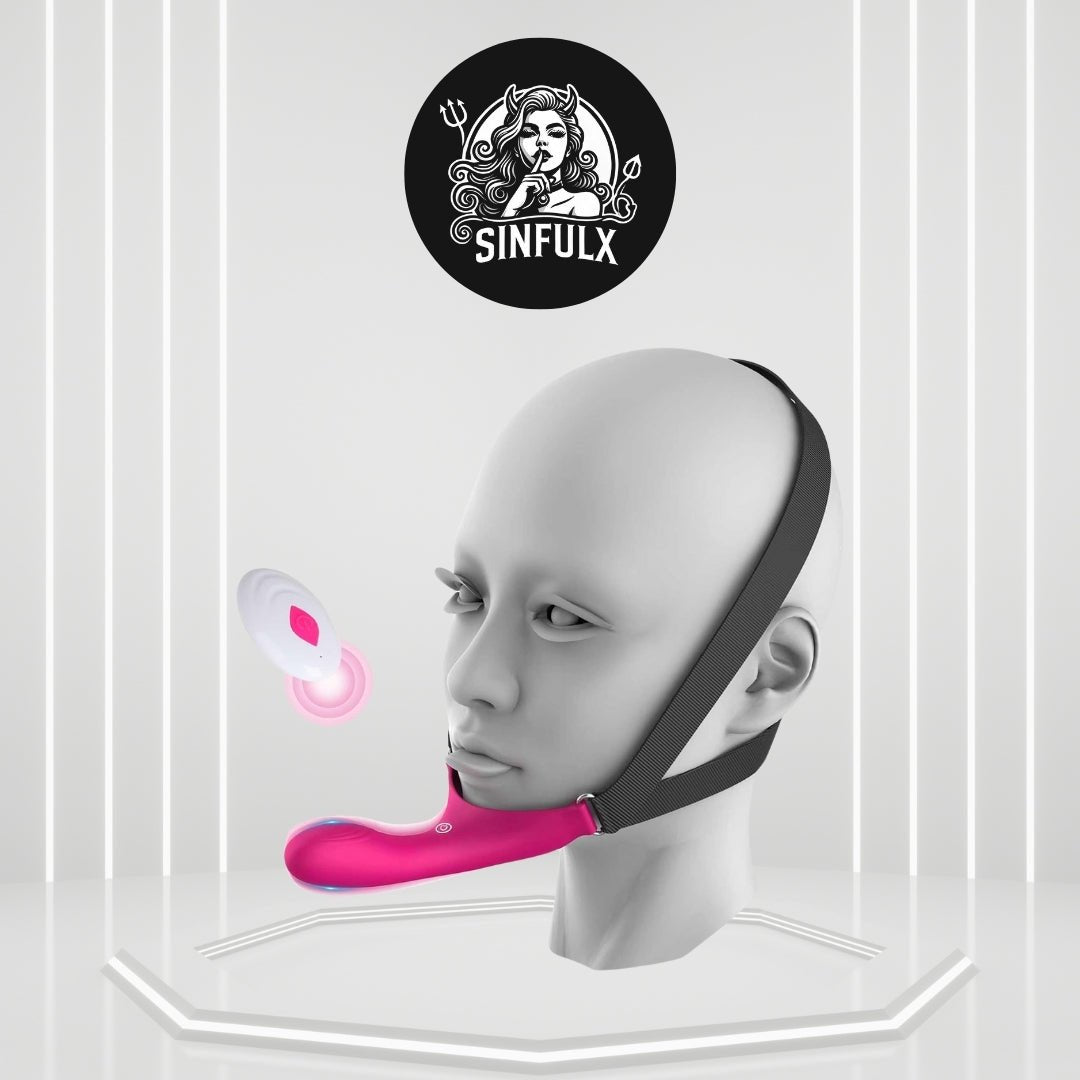 MaskedEuphoria Strap-On Vibrating Dildo with Facial Harness SinfulX MaskedEuphoria Strap-On Vibrating Dildo with Facial Harness SinfulX