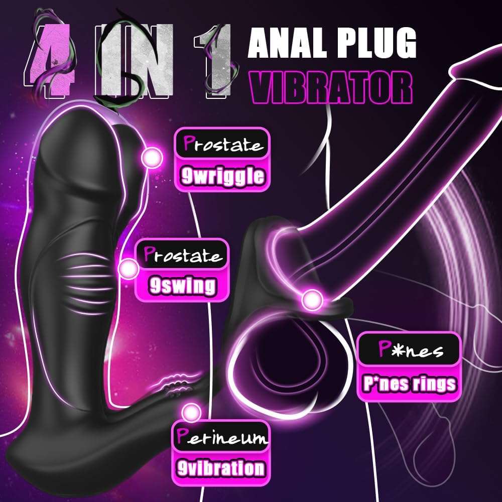 PowerThrust Prostate Vibrator Penis Ring - SinfulX