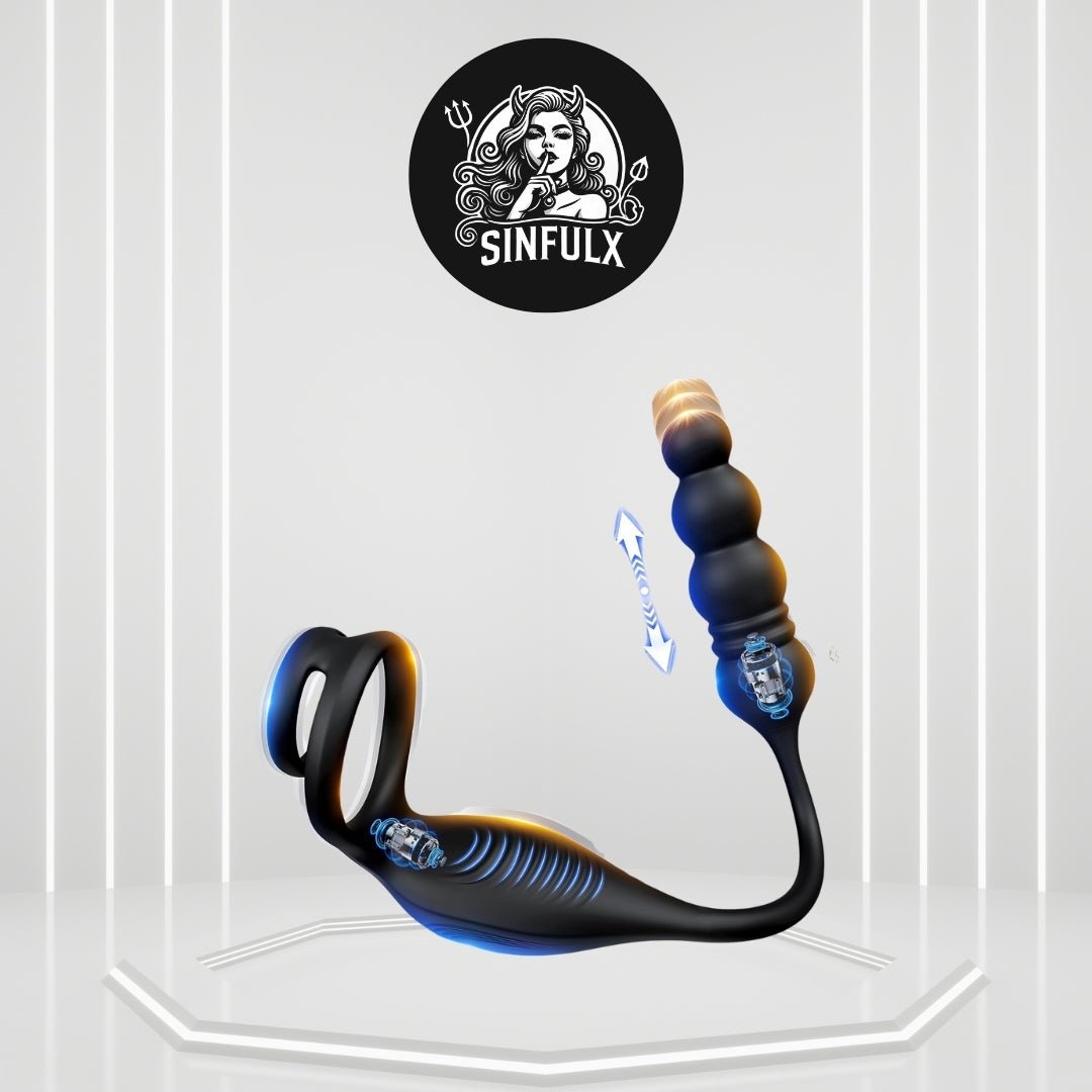 MotionMaster Dual Vibrating Prostate & Ring Massager - SinfulX
