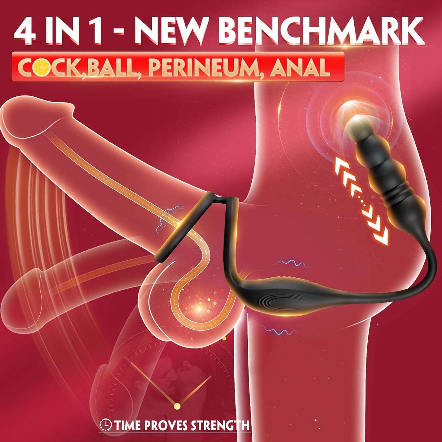 MotionMaster Dual Vibrating Prostate & Ring Massager - SinfulX