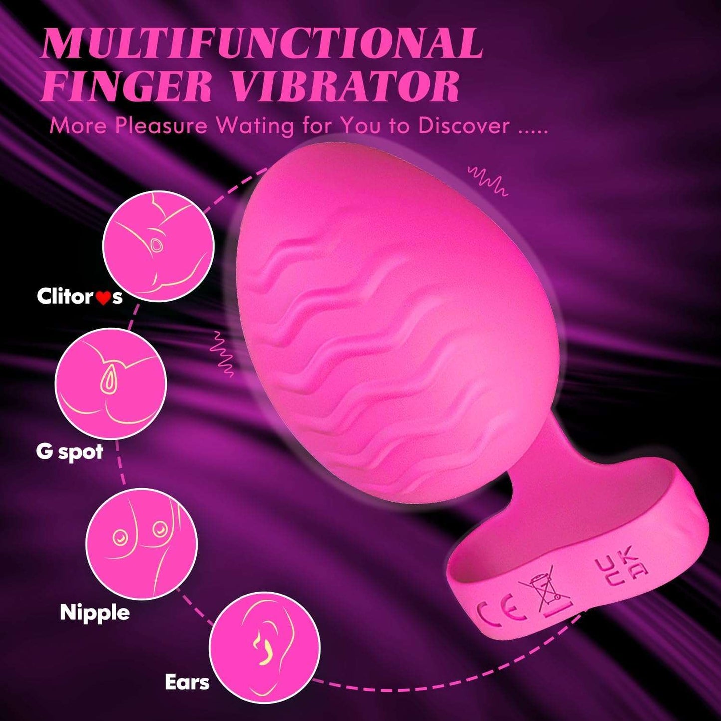 MysticTouch Mini Finger Vibrator Egg - SinfulX