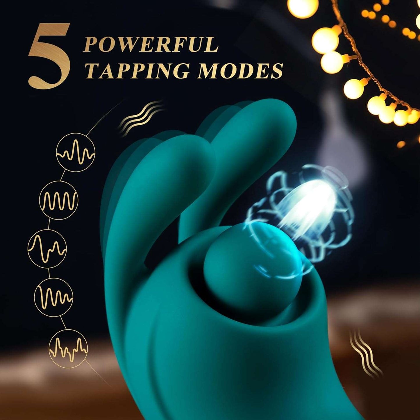 Nimbus Tri - Action Anal Beads and Clit Rabbit Vibrator - SinfulX