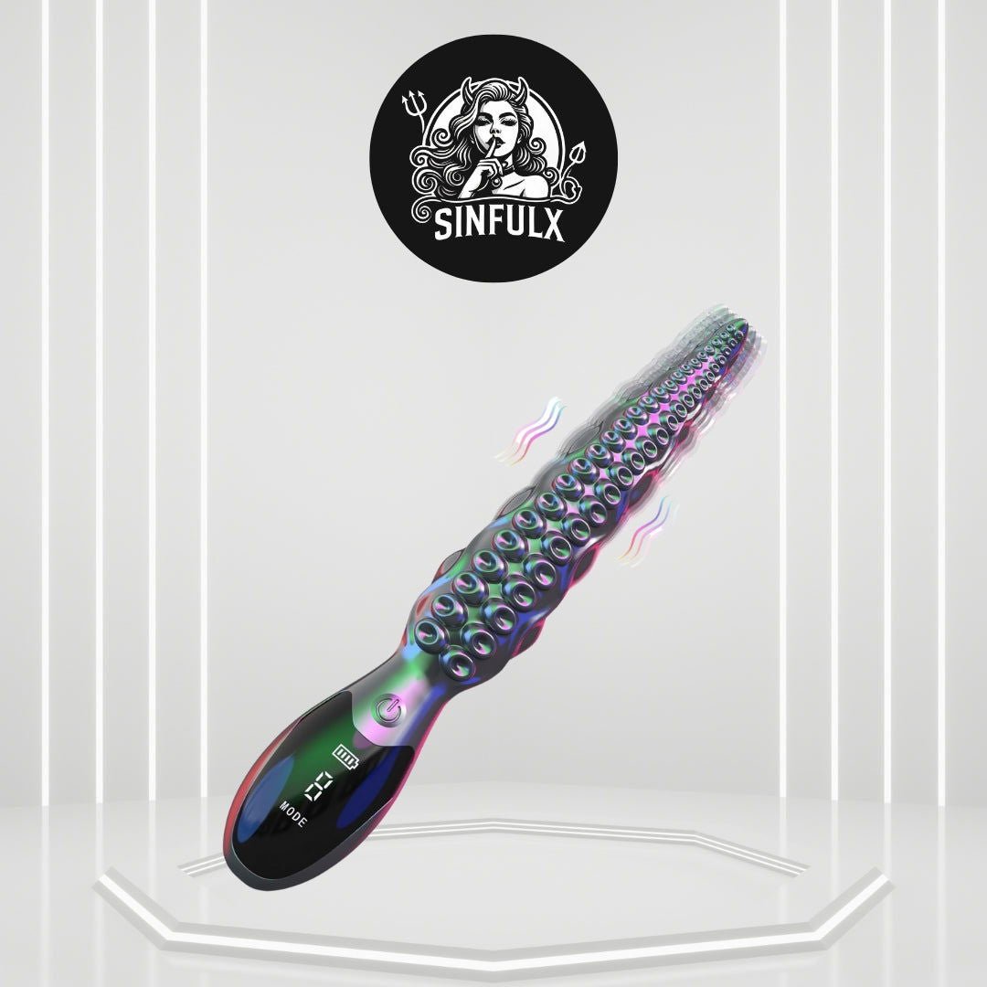 OctoVibe Tentacle Dildo Vibrator with 9 Modes & LED SinfulX OctoVibe Tentacle Dildo Vibrator with 9 Modes & LED SinfulX