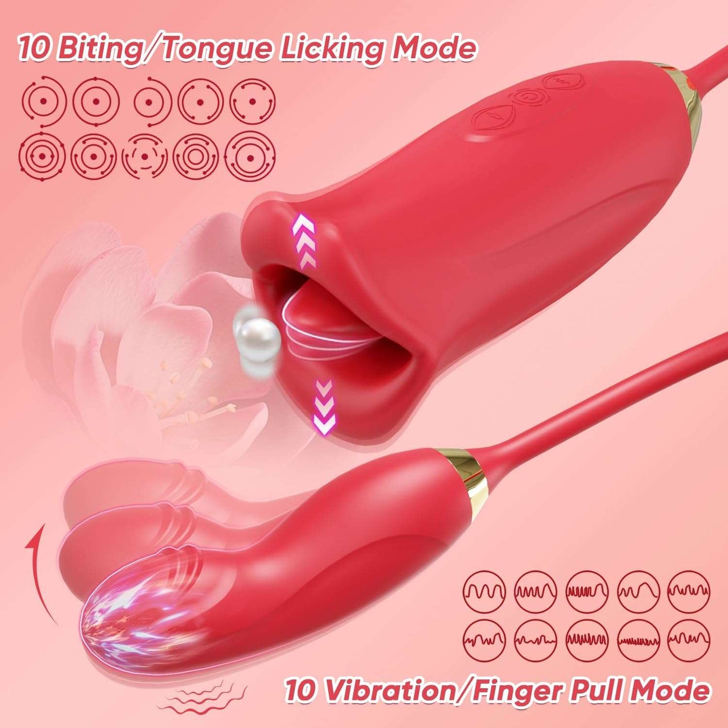 OrchidRush Rose G - Spot Clitoral Vibrator - SinfulX