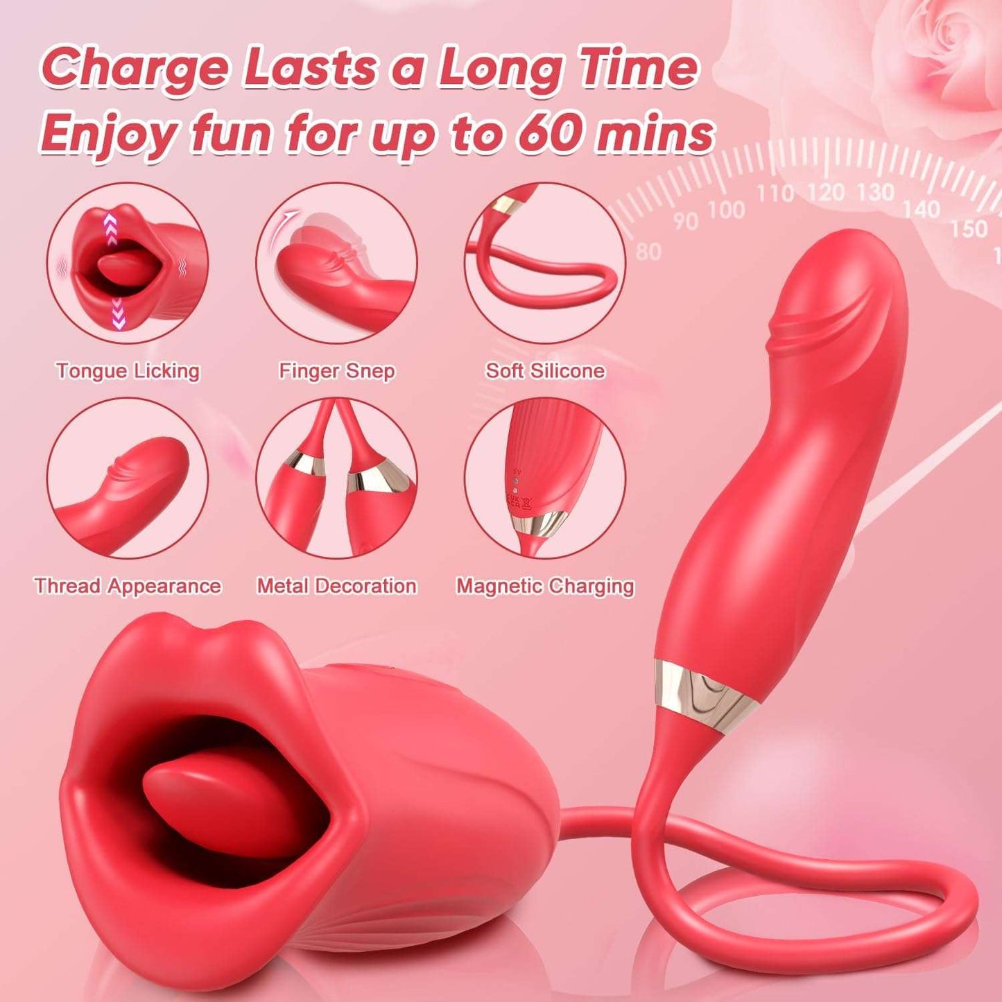 OrchidRush Rose G - Spot Clitoral Vibrator - SinfulX