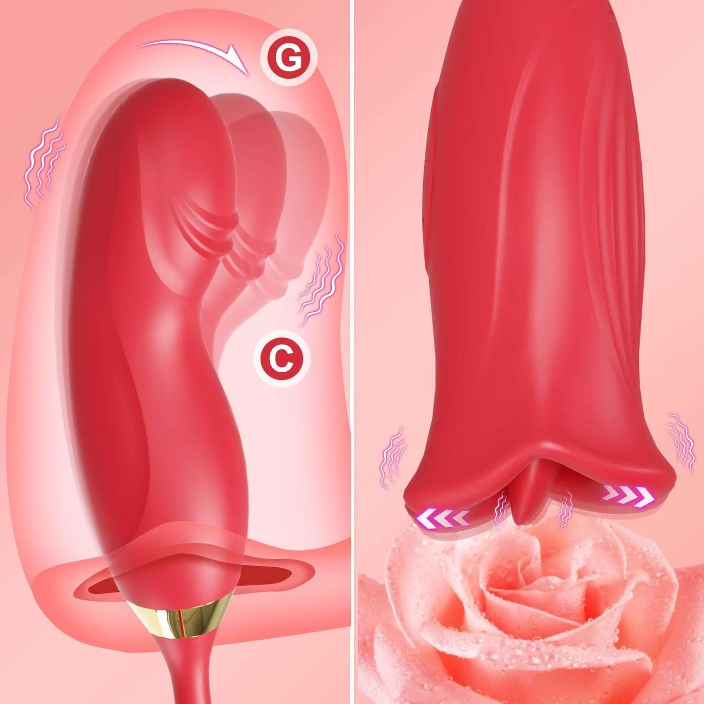 OrchidRush Rose G - Spot Clitoral Vibrator - SinfulX