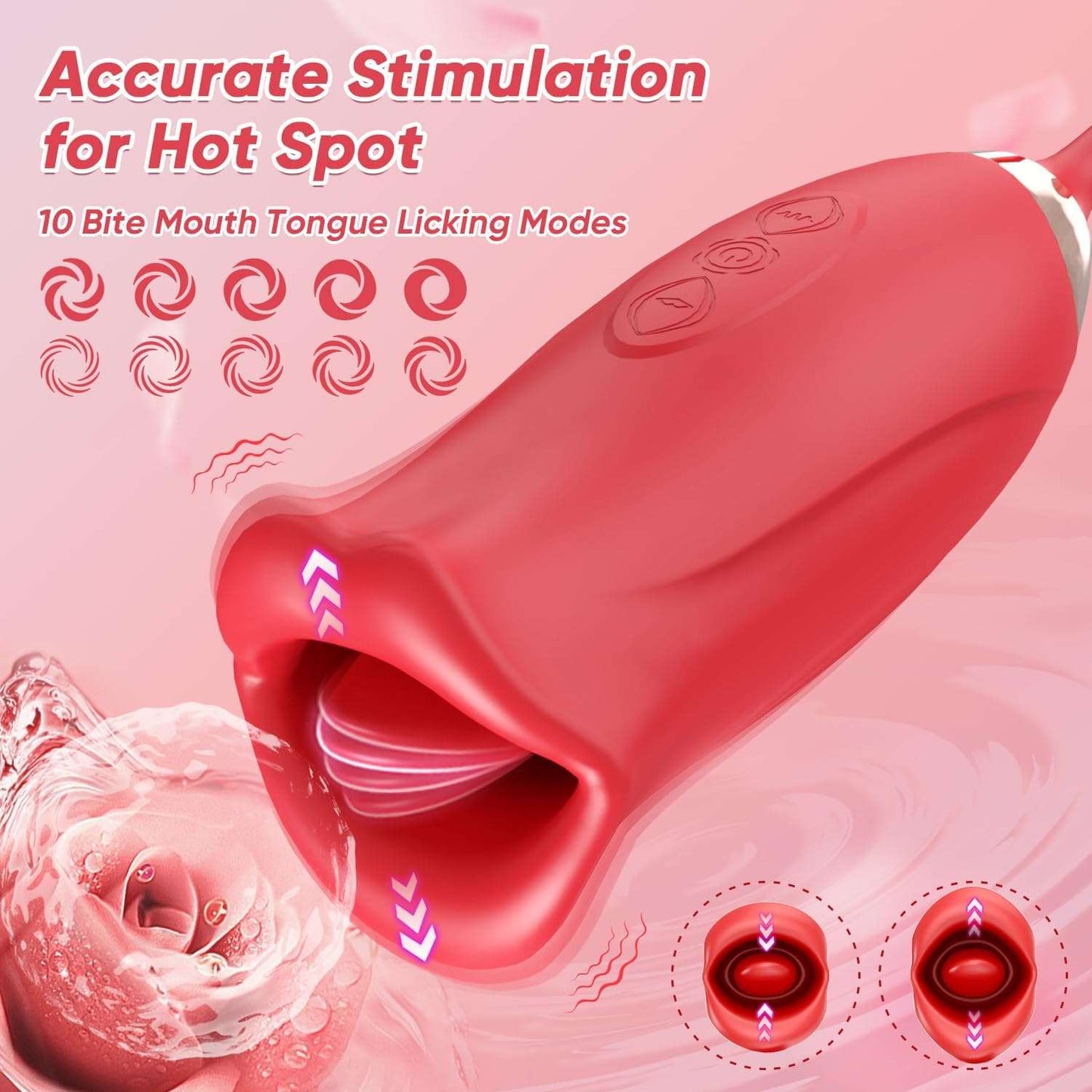 OrchidRush Rose G - Spot Clitoral Vibrator - SinfulX