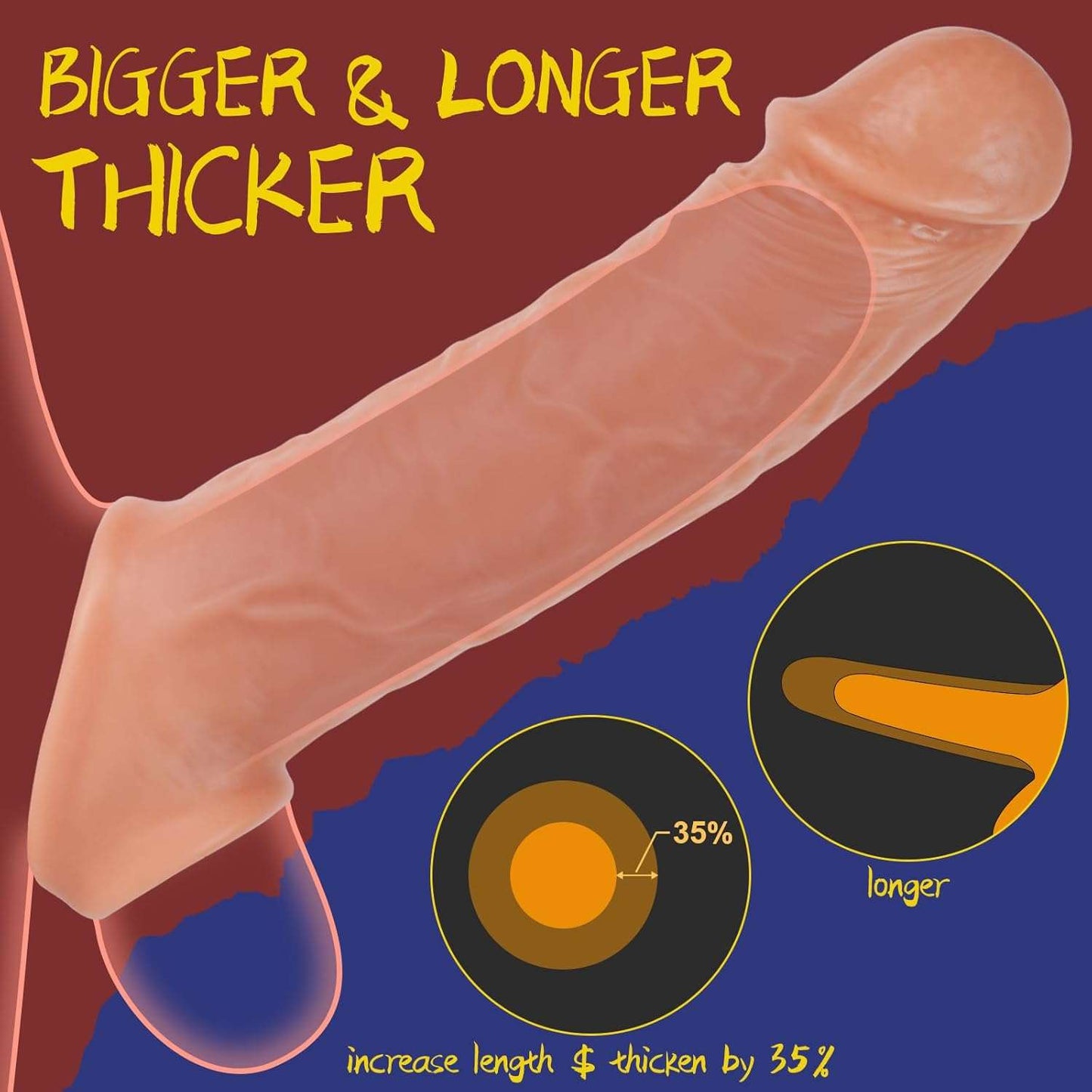 PowerGrip Vibrating Penis Extension Sleeve Set - SinfulX