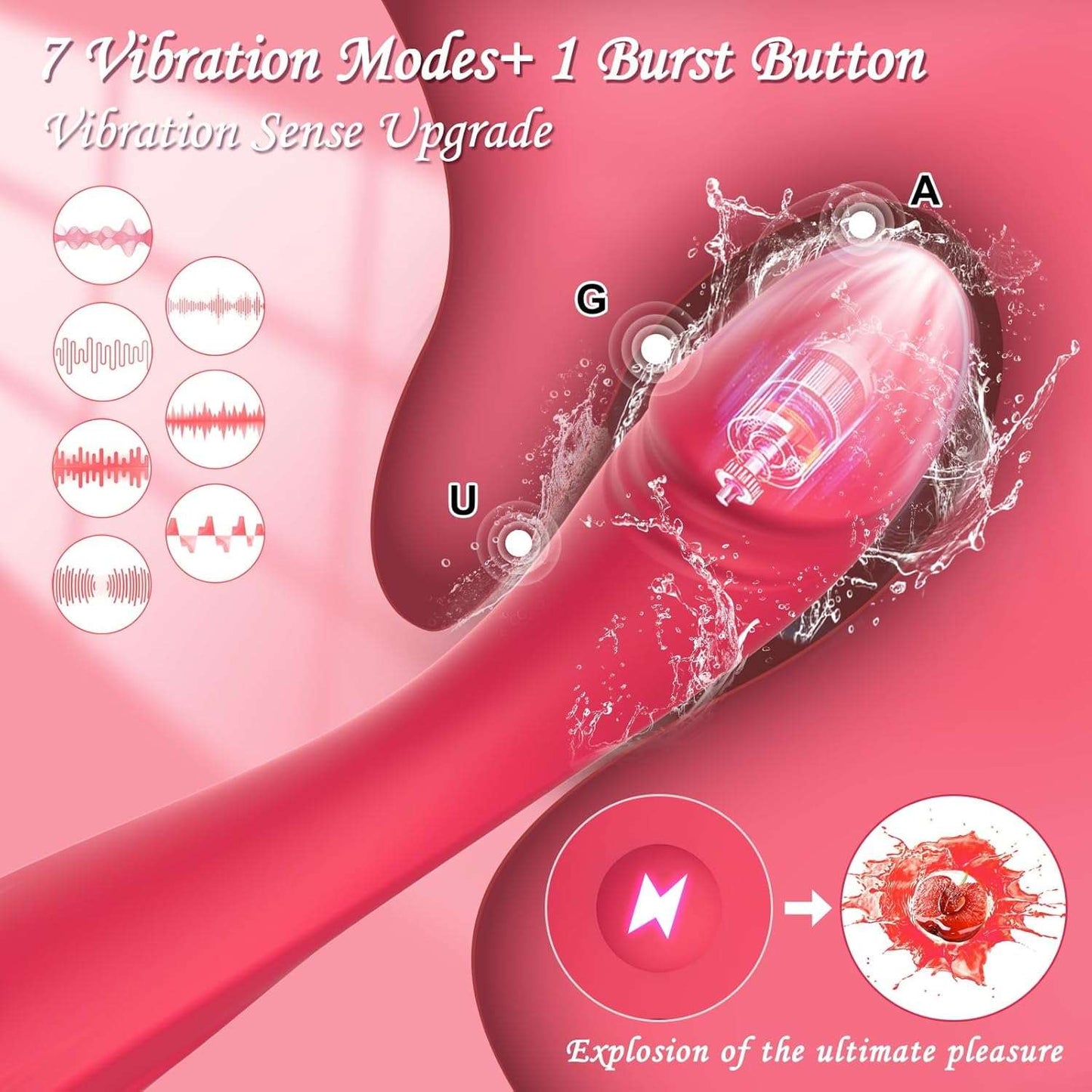 PowerPulse Dildo Vibrator - SinfulX