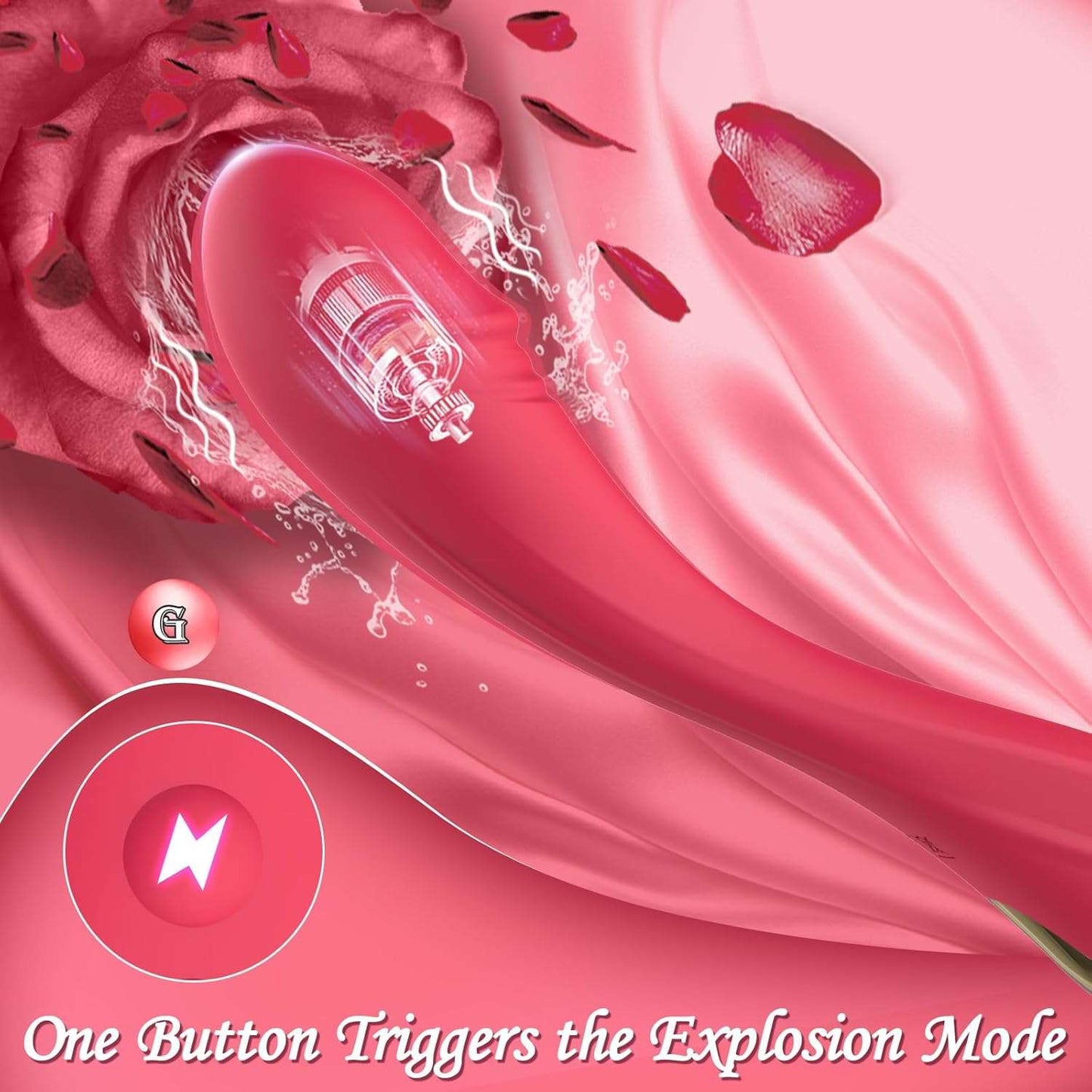 PowerPulse Dildo Vibrator - SinfulX