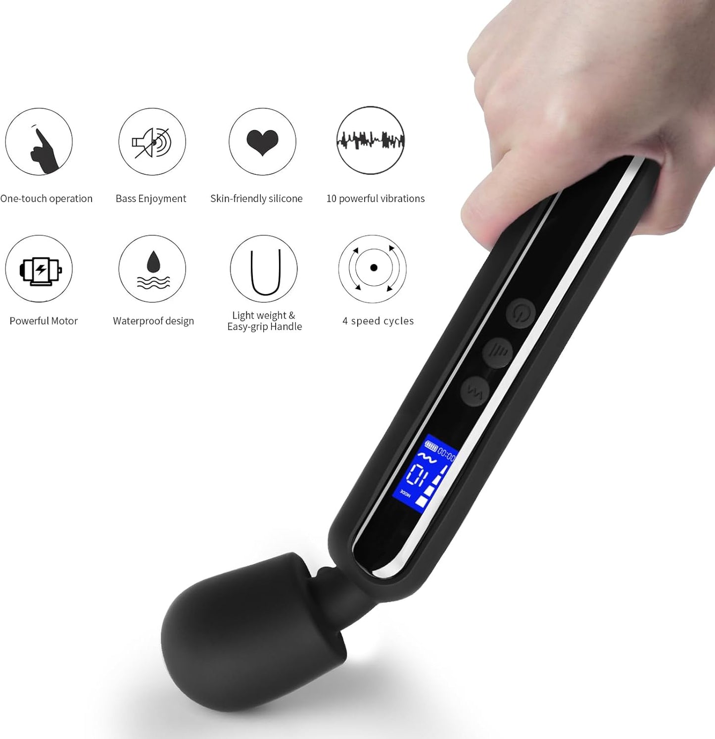 PowerWand Clitoral Stimulation Vibrator - SinfulX