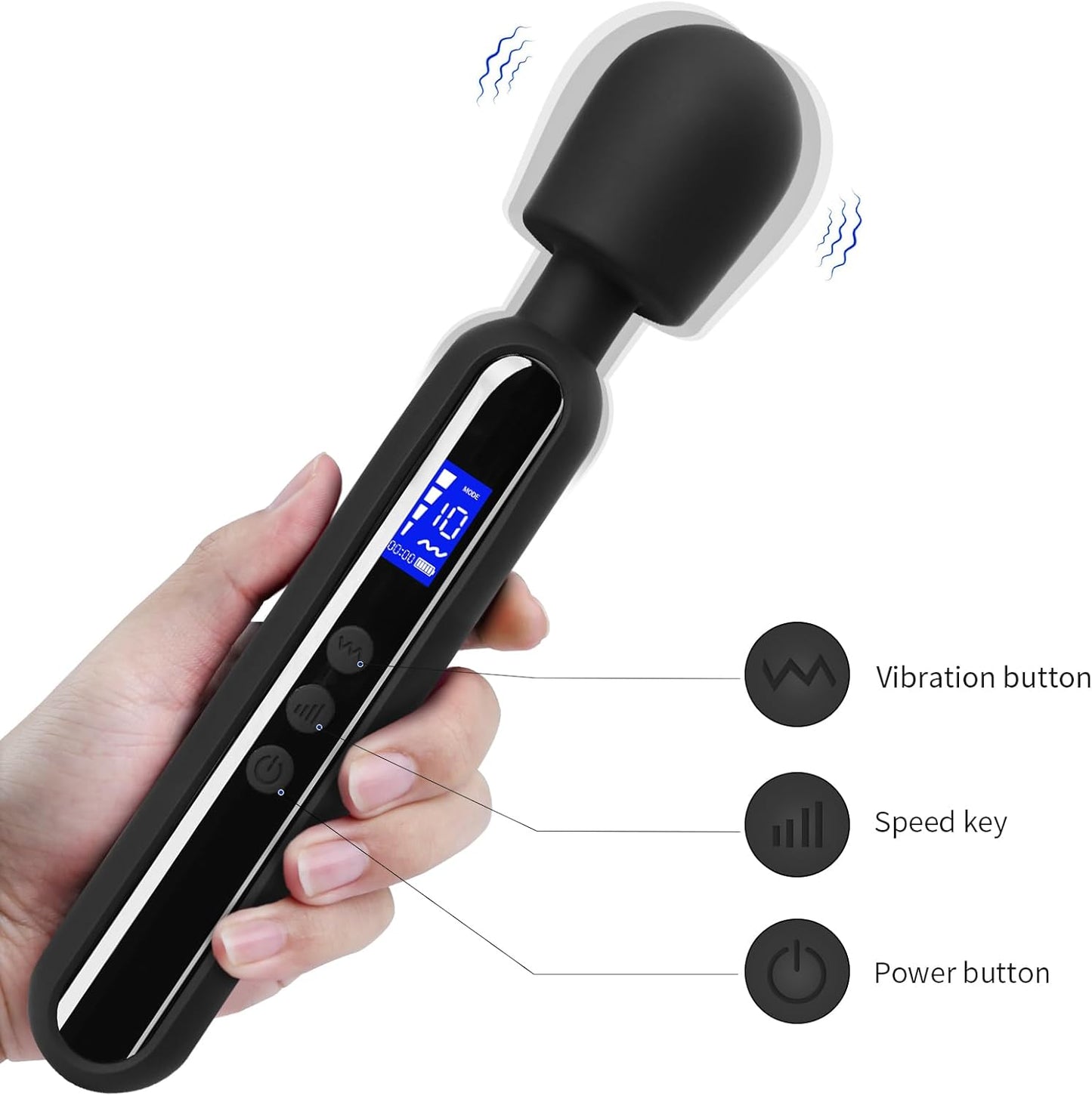 PowerWand Clitoral Stimulation Vibrator - SinfulX