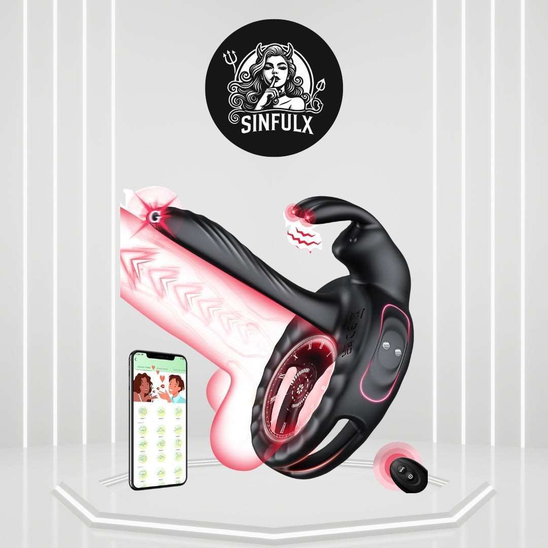 PulseConnect Dual Pleasure Clitoral & Penis Ring - SinfulX