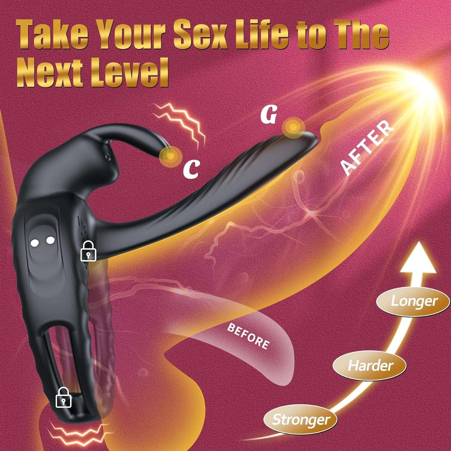 PulseConnect Dual Pleasure Clitoral & Penis Ring - SinfulX