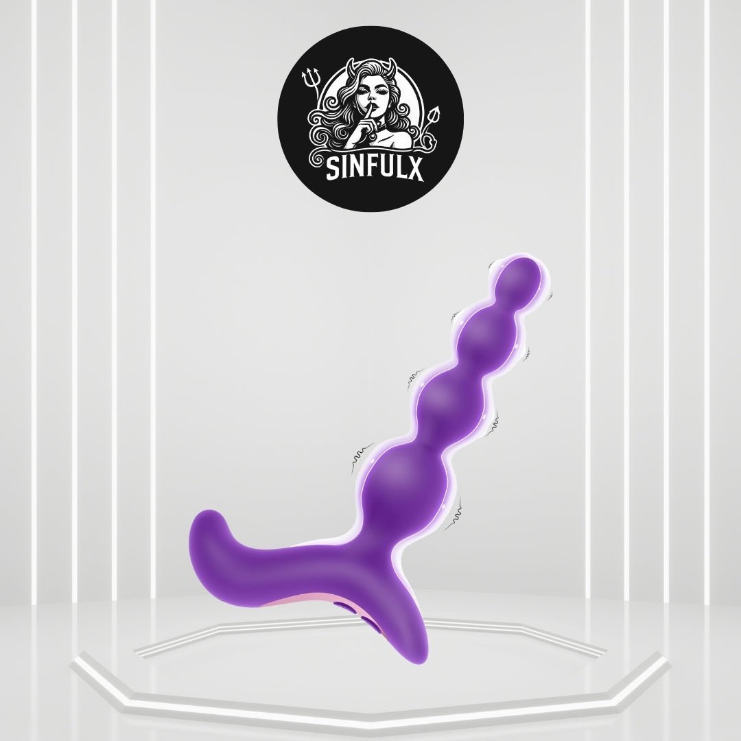 PulsePath Anal Beads Prostate Massager Wand - SinfulX