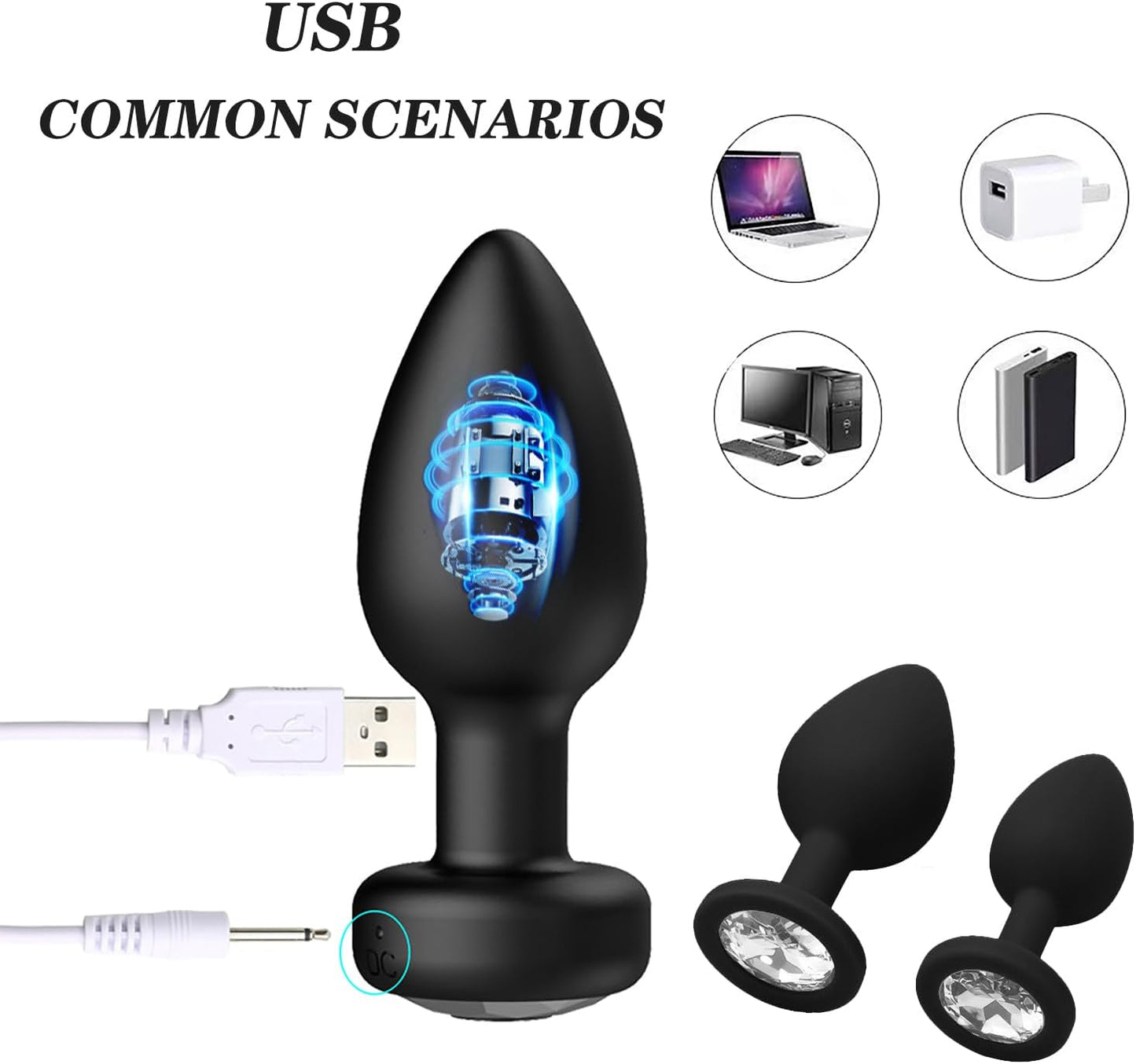 PulseReach Anal Plug Prostate Massager Training Set - SinfulX