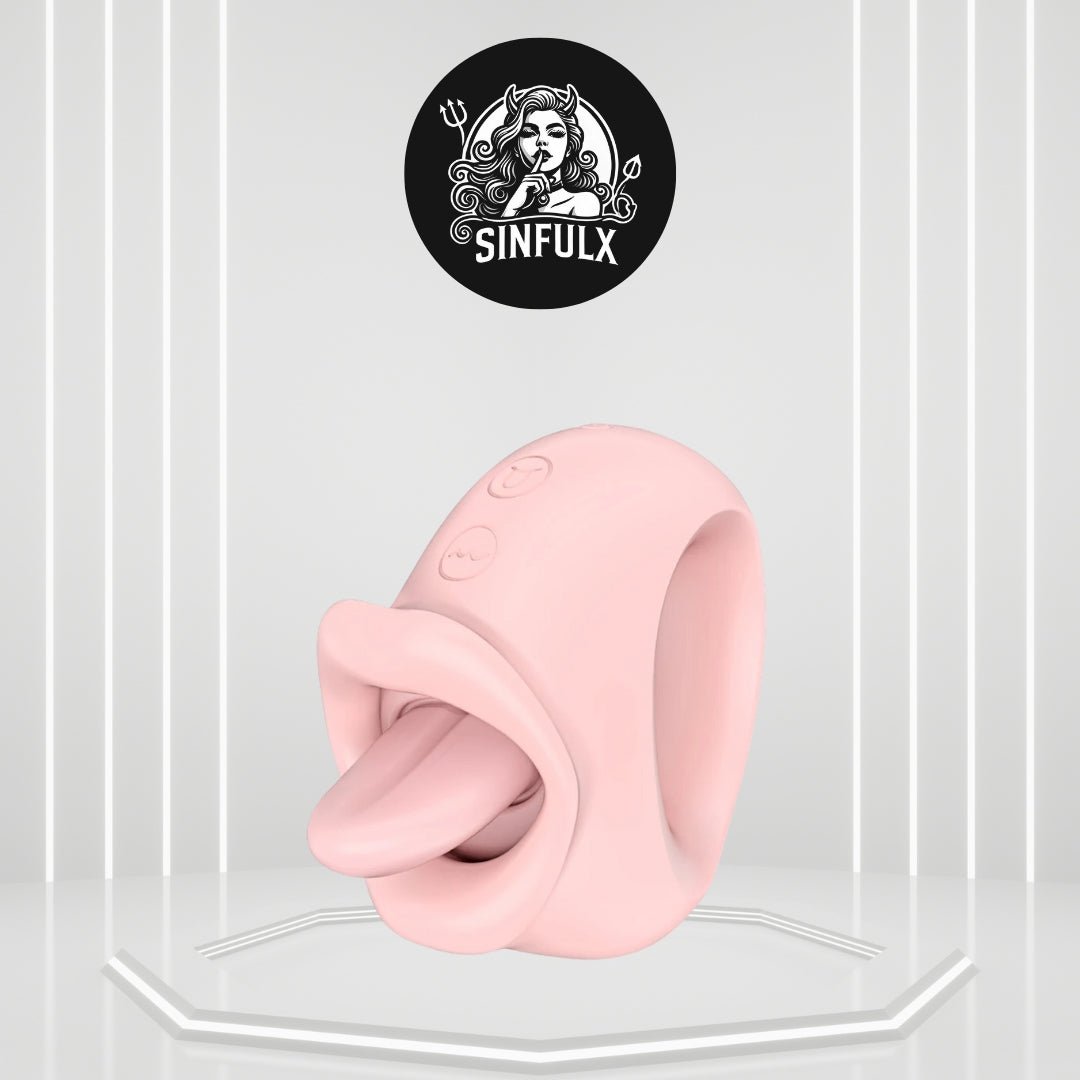 PulseRing Licking Clitoral Stimulator - SinfulXClit Stimulator Ring