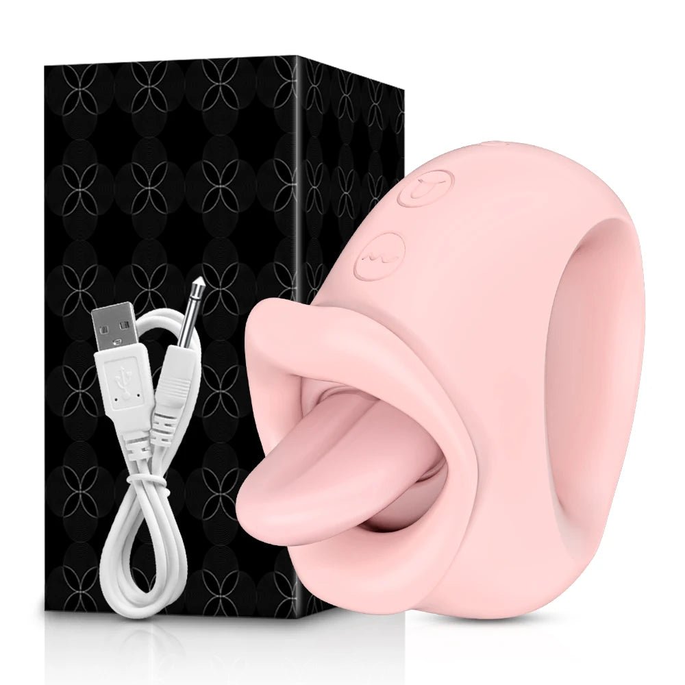 PulseRing Licking Clitoral Stimulator - SinfulXClit Stimulator Ring