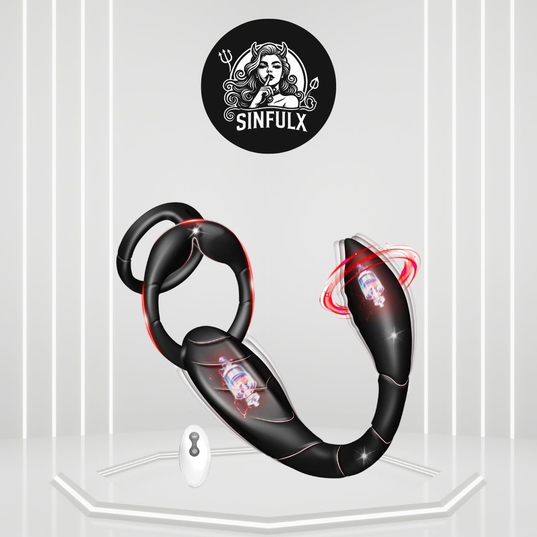 RaptureLoop Remote Control Prostate Plug Penis Ring - SinfulX