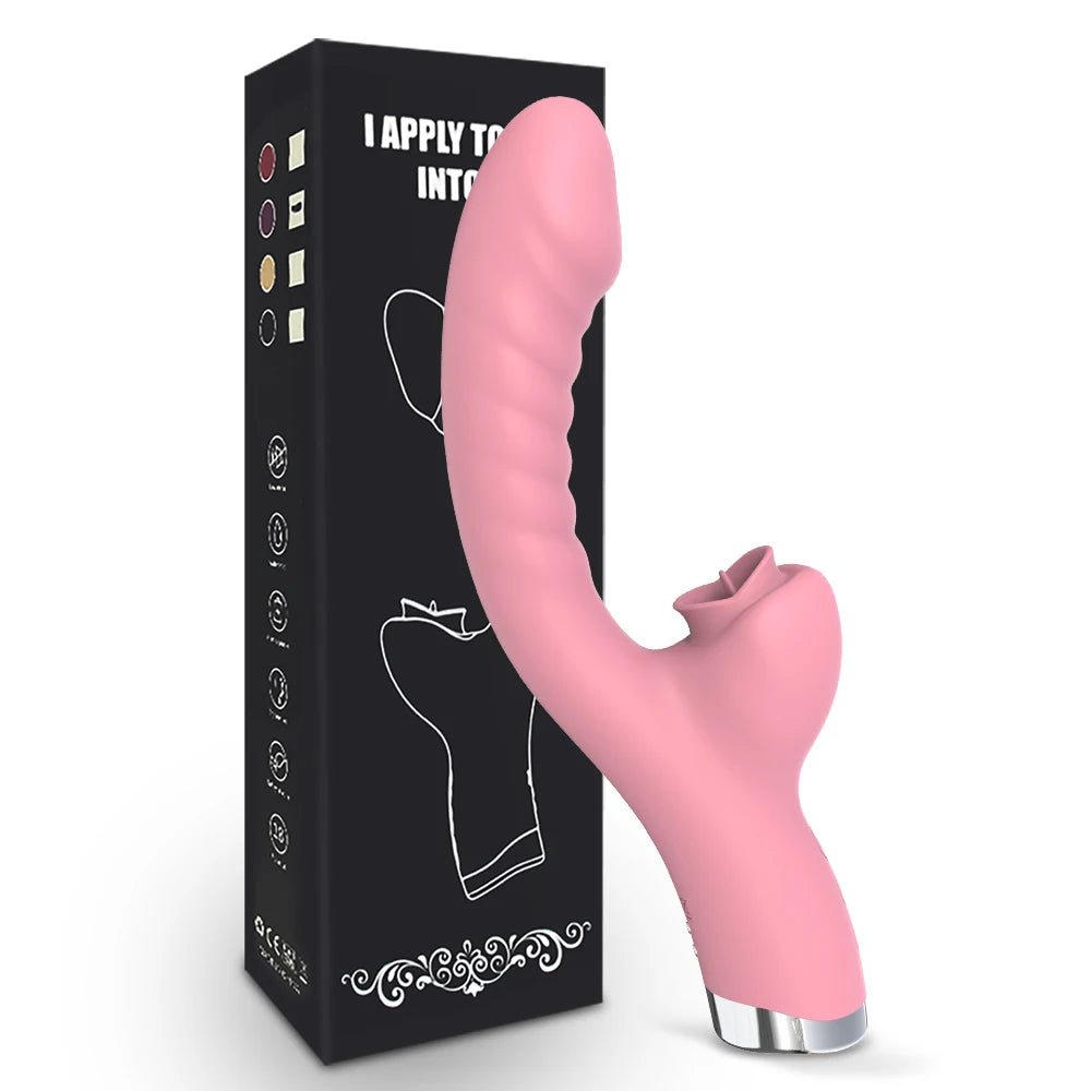 VelvetLick 20X Speed Tongue Licking Vibrator - SinfulX - Personal Care > Sexual Wellness > Clitoral Suction Vibrator
