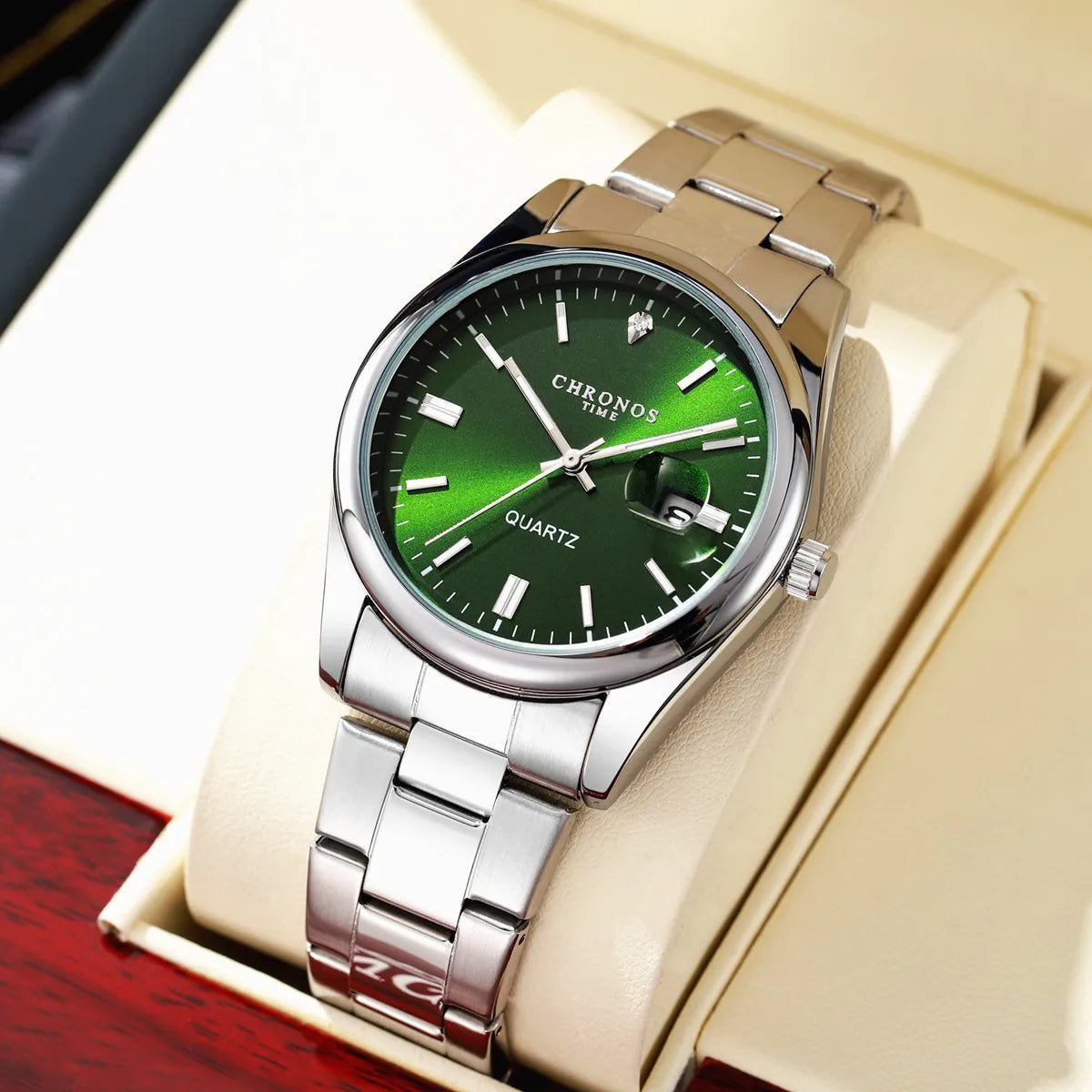 Men's Luxury Quartz Stainless Steel Watch - SinfulXMen's Watch