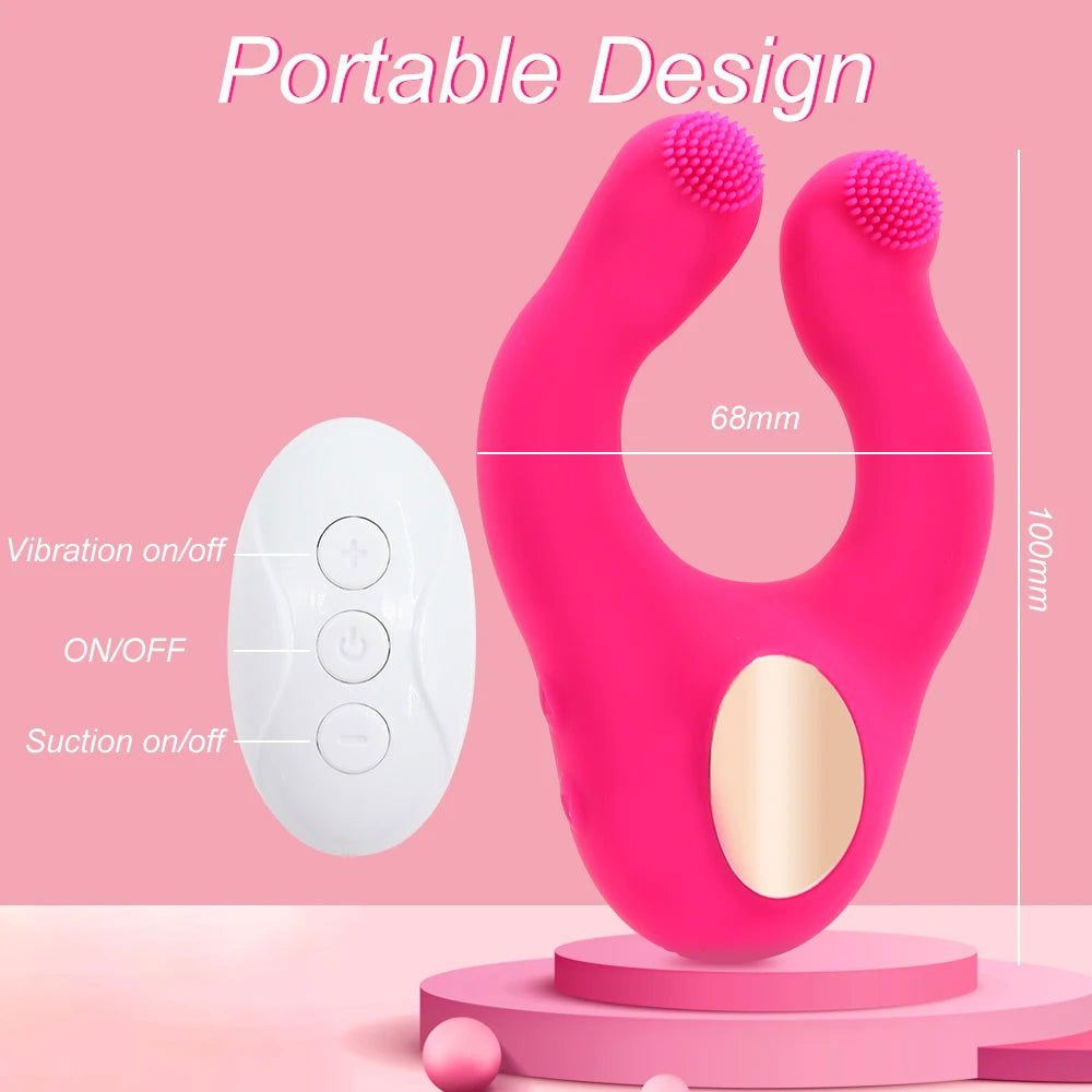 SensoryArc High Frequency Suction Clit Cock Vibrator - SinfulXClitoral Stimulator Penis Ring