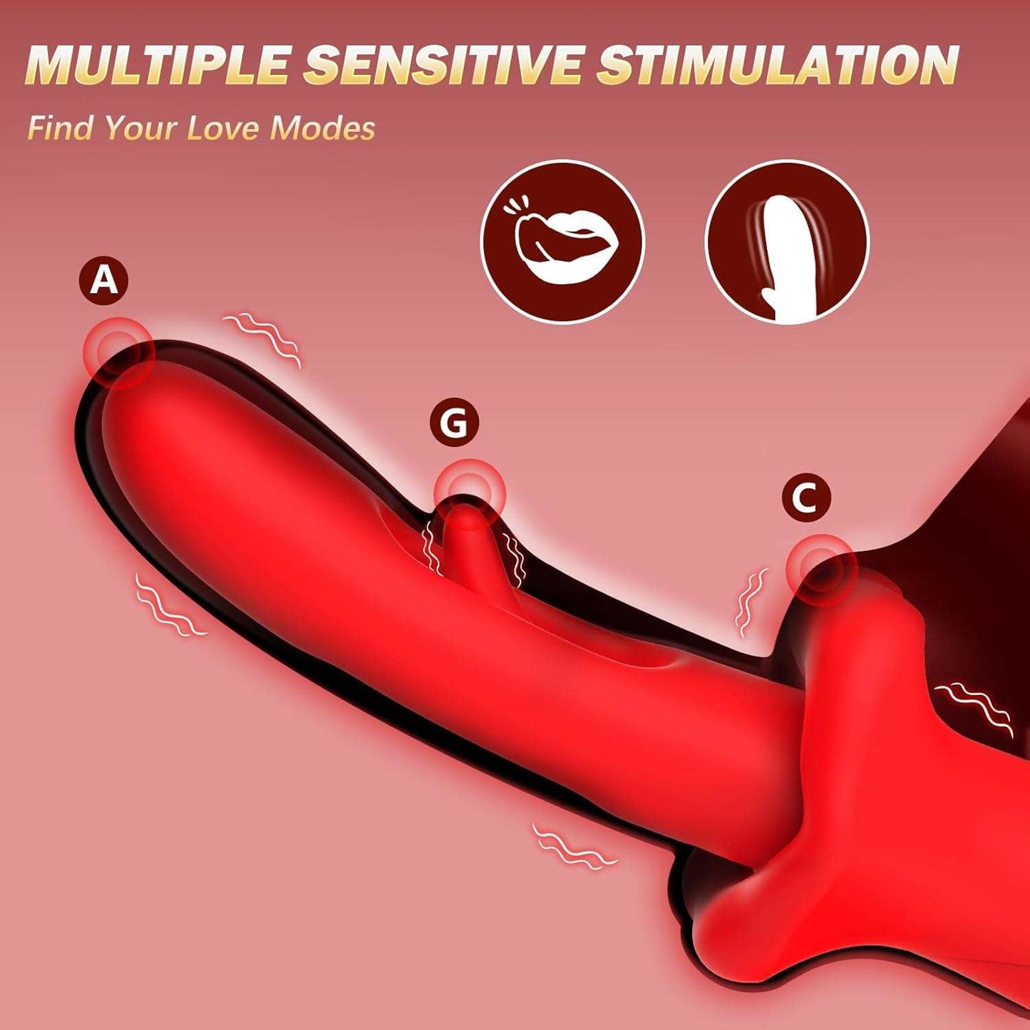 SirenVeil G - Spot Flapping Tongue Vibrator - SinfulX