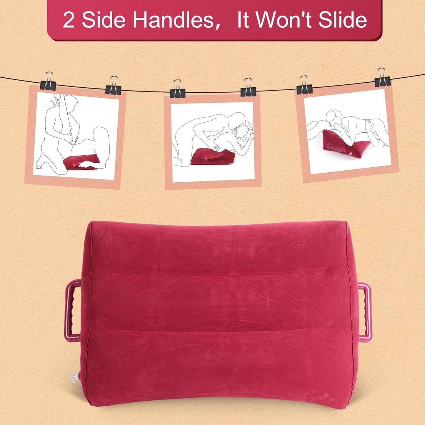 SupportHandles BDSM Sex Position Pillow - SinfulX