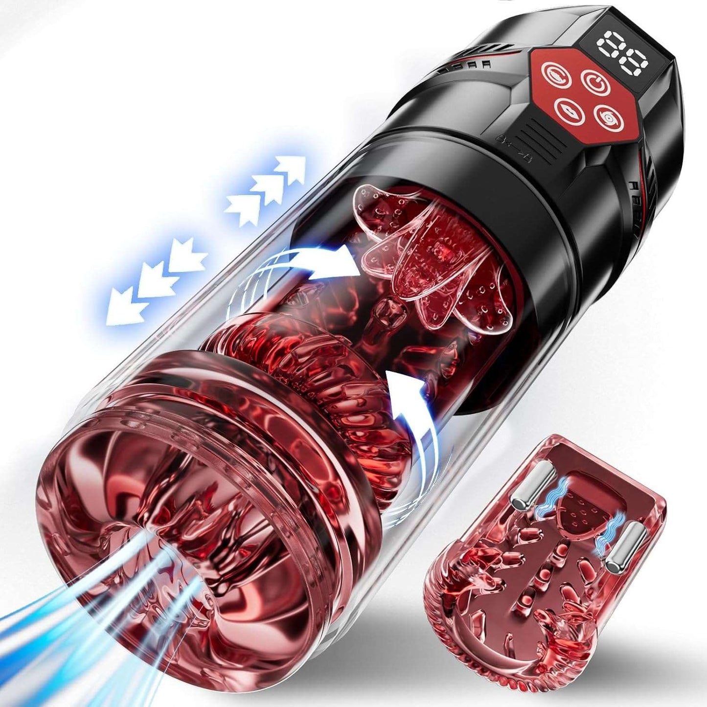 TeaseGrip 6 - in1 Male Masturbator Penis Pump - SinfulX
