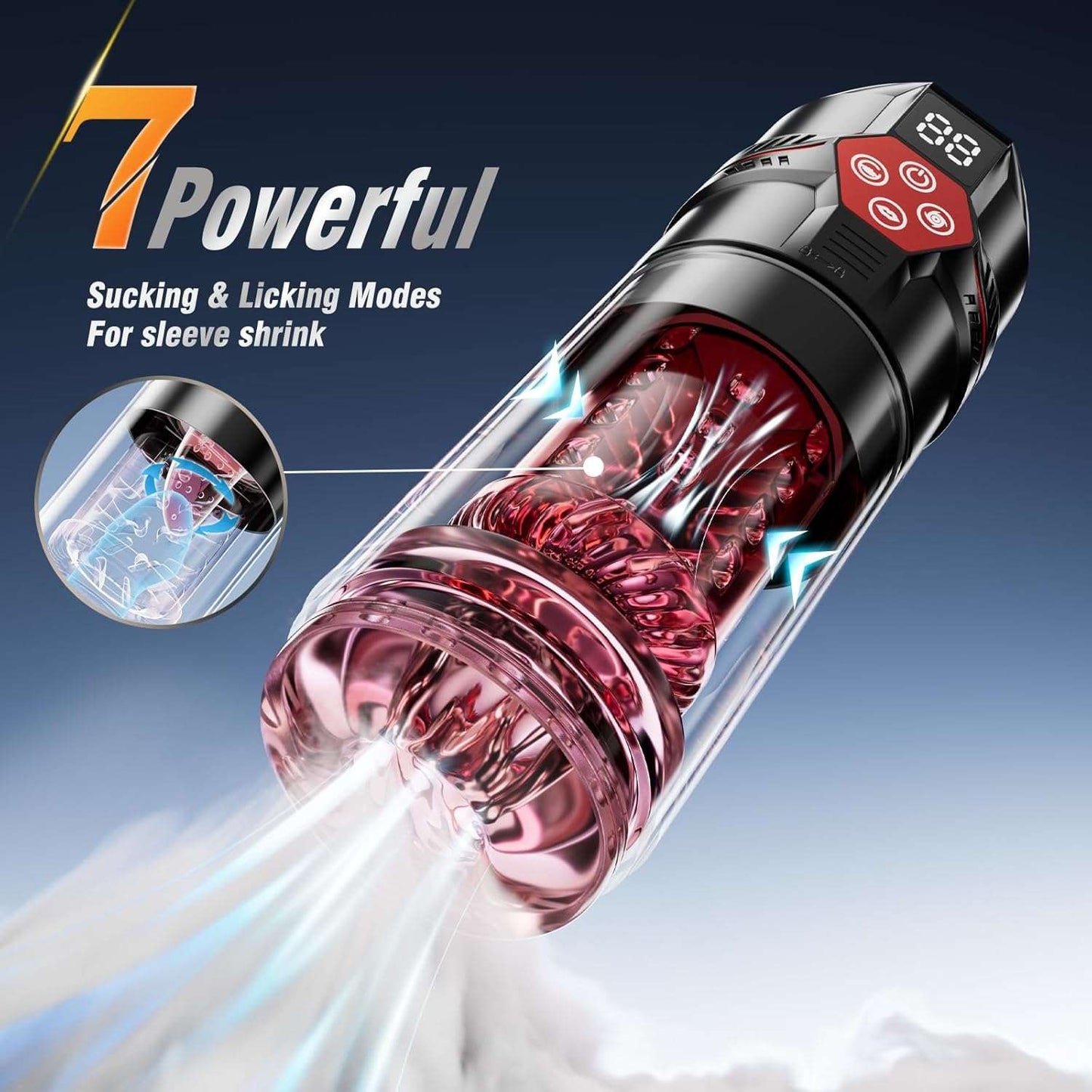 TeaseGrip 6 - in1 Male Masturbator Penis Pump - SinfulX