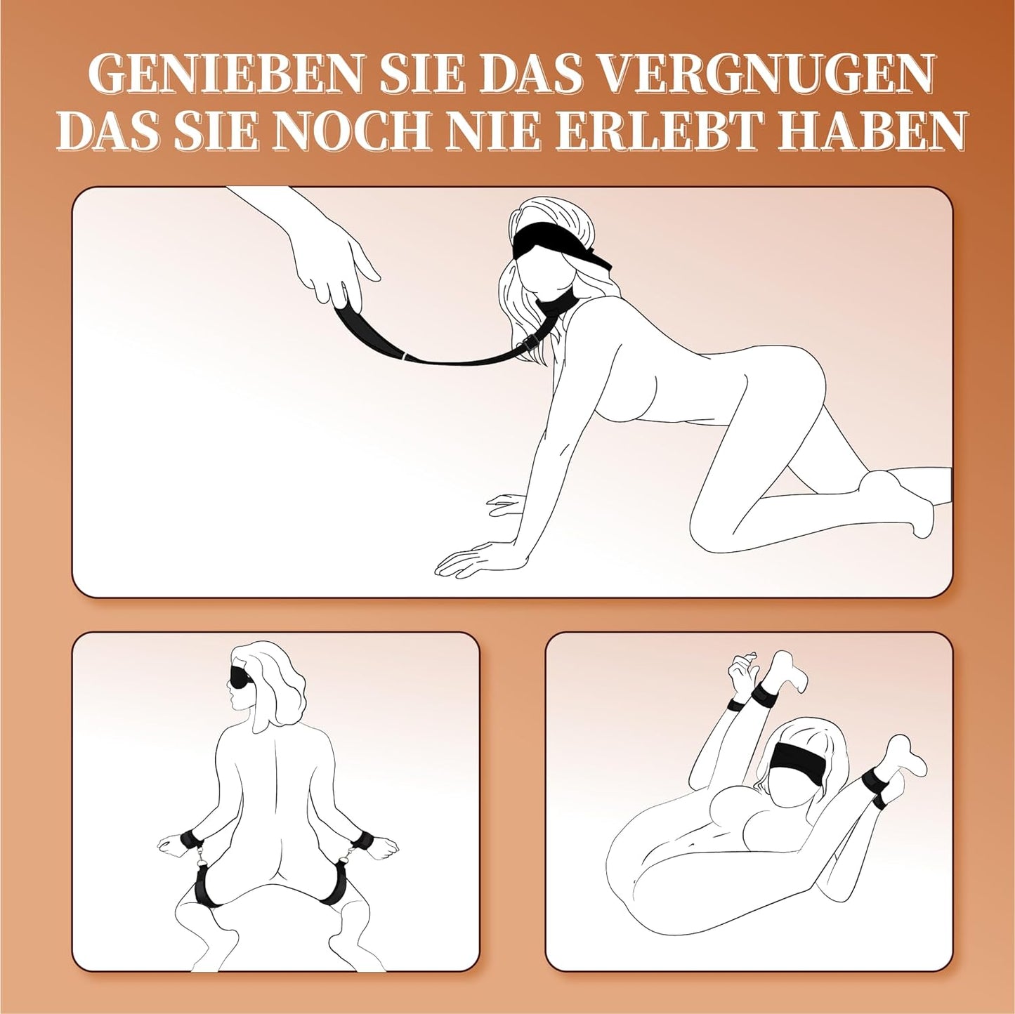 TetheredFlex Beginners BDSM Bondage Kit - SinfulX