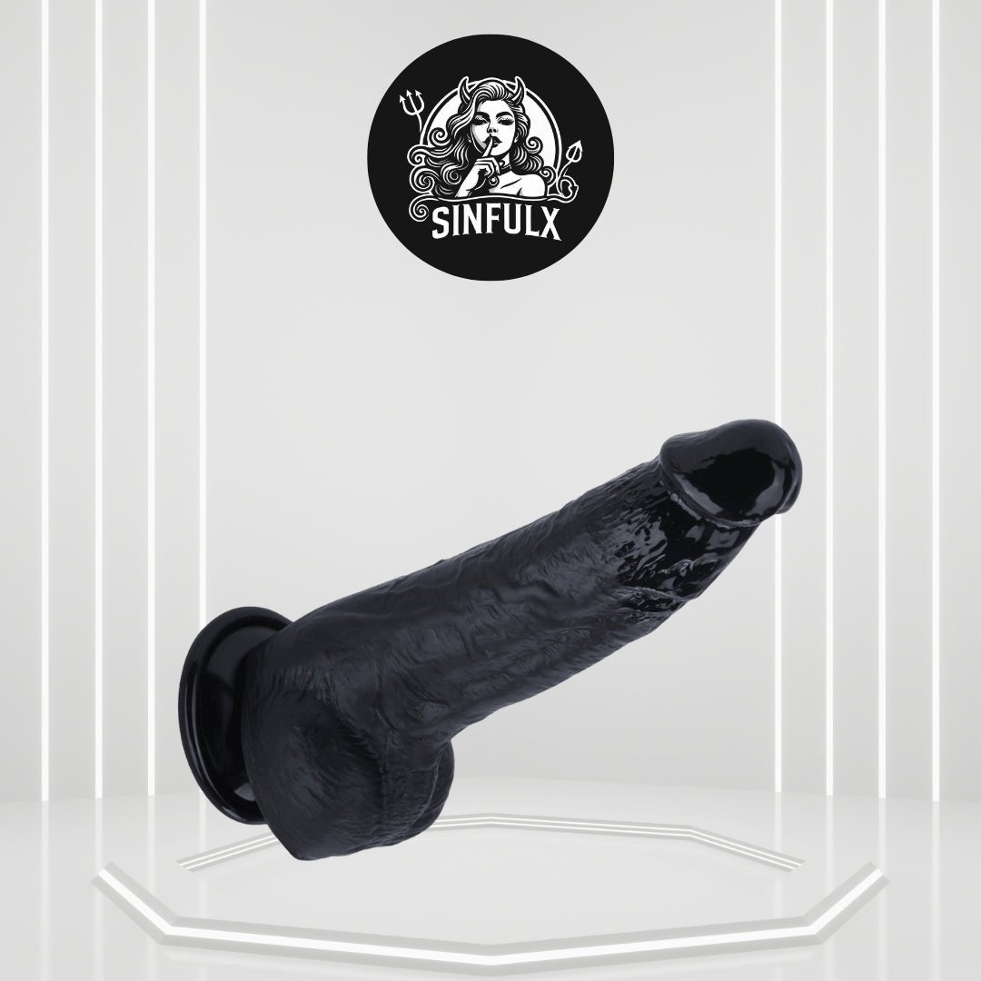 ThickWave Thick Ebony Dildo - SinfulX