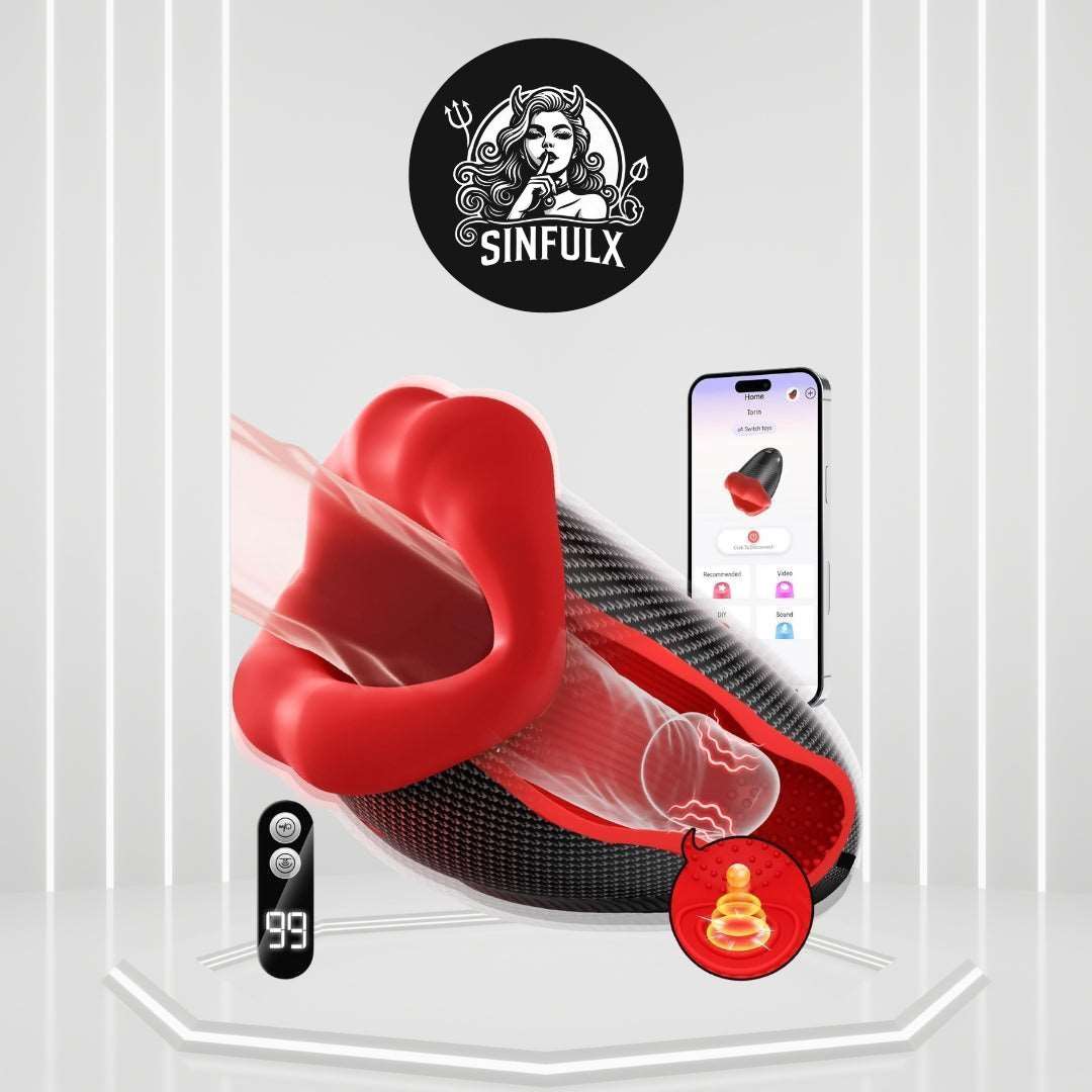 ThroatEmbrace Deep Throat Remote Control Masturbator Vacuum - SinfulX