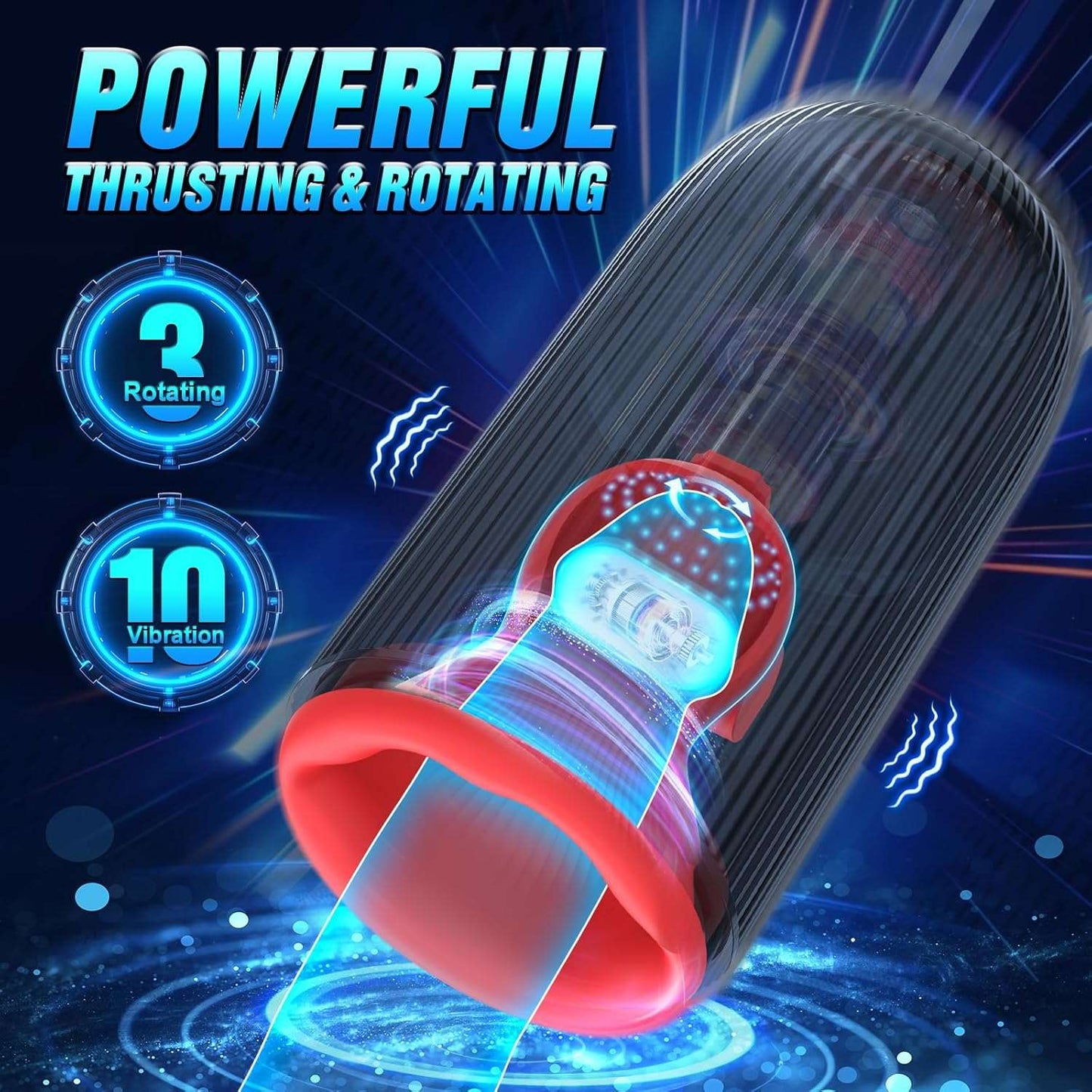 ThrustCore Rotating Male Stroker - SinfulX