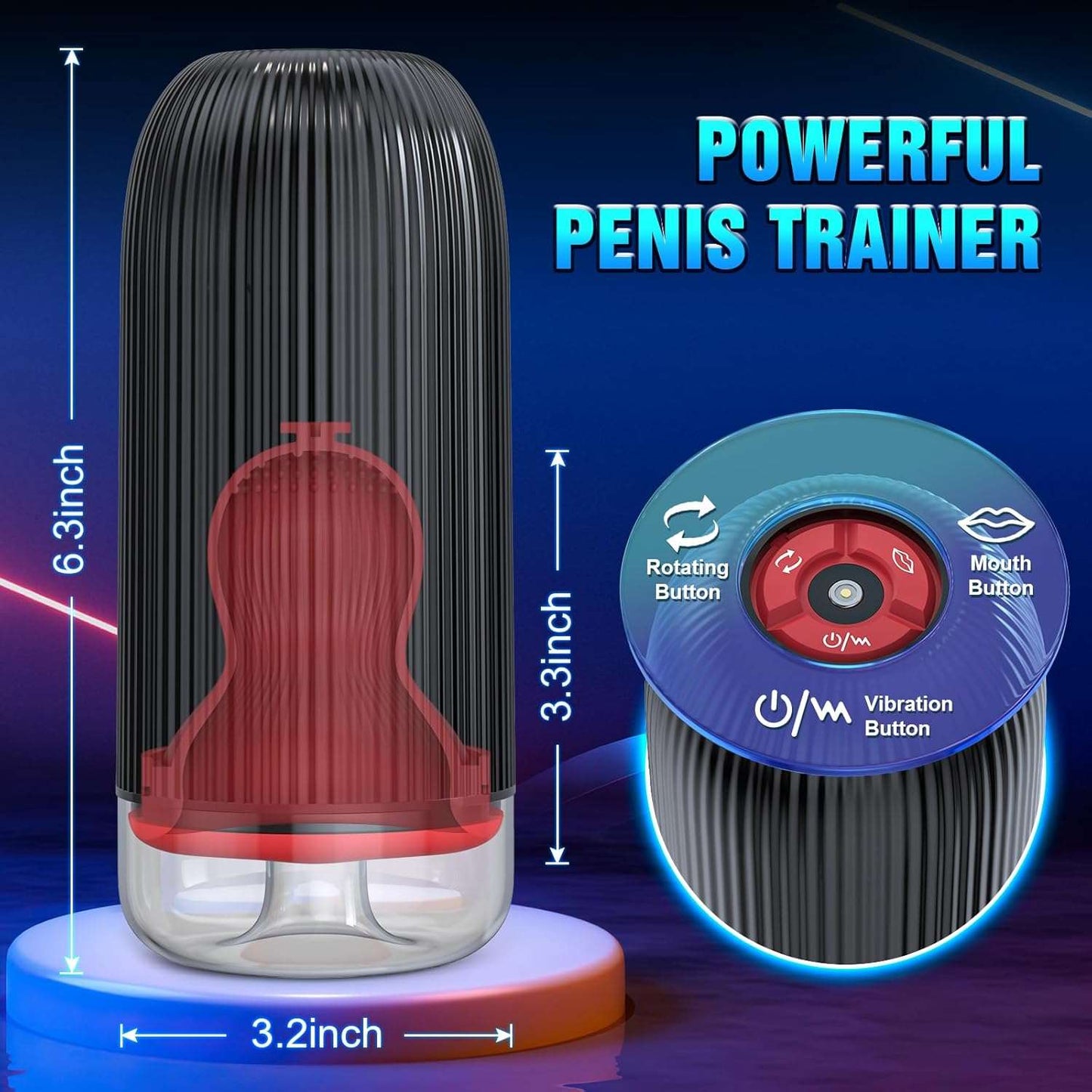 ThrustCore Rotating Male Stroker - SinfulX