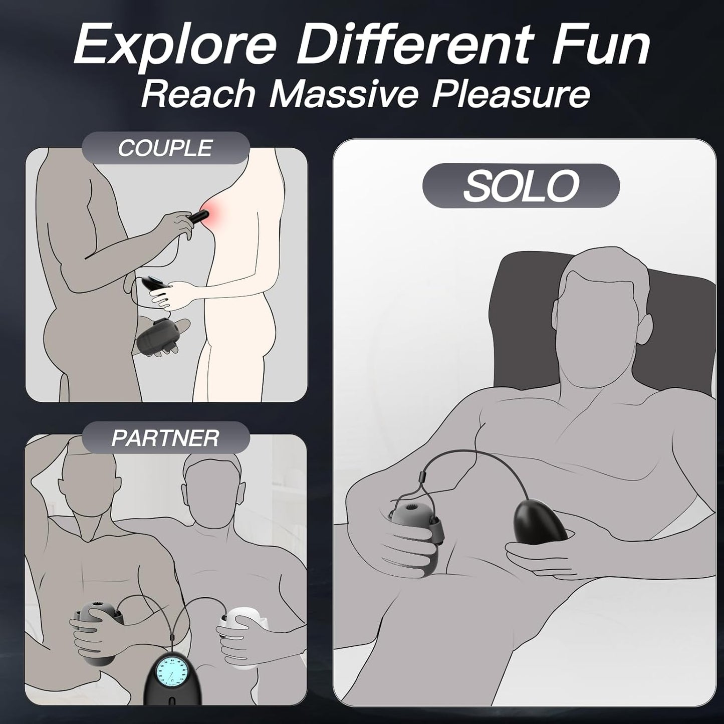 TitanStroker 6 - in - 1 Male Vibrating Masturbator - SinfulX