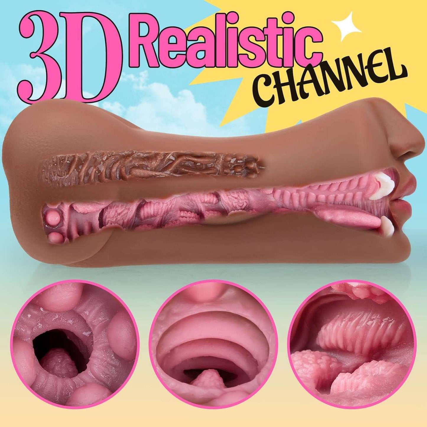 TripleEcstasy 3 - in - 1 Pocket Pussy Anal Masturbator - SinfulX