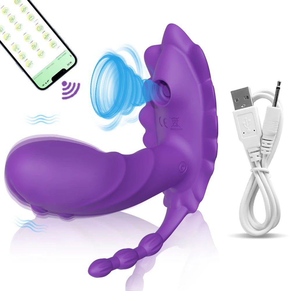 TriplePulse Anal Beads Clit Massage Dildo Vibrator - SinfulXTriple Stimulation Vibrator