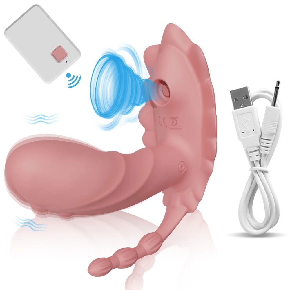 TriplePulse Anal Beads Clit Massage Dildo Vibrator - SinfulXTriple Stimulation Vibrator