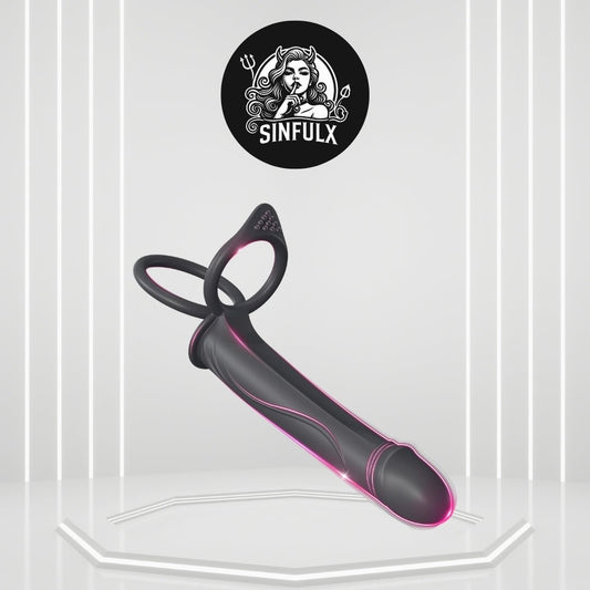 TwinPleasure Dual Penetration Ring Dildo - SinfulX