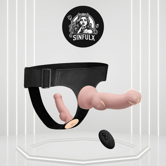 TwinStrap Remote Control Multi Explore Double Dildo Strap - On - SinfulX
