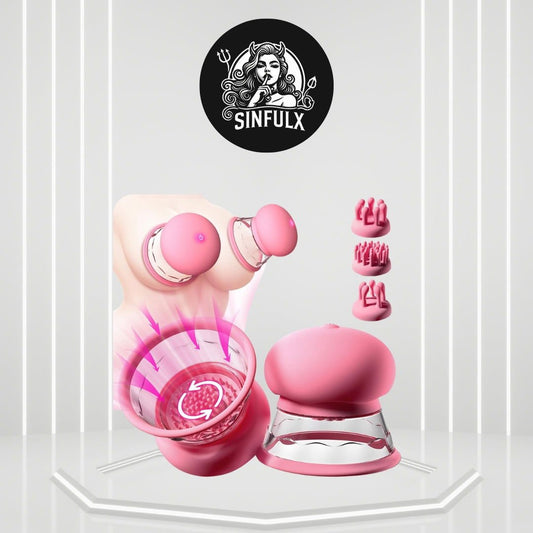 TwistSuction Multi - Head Nipple Stimulators - SinfulX