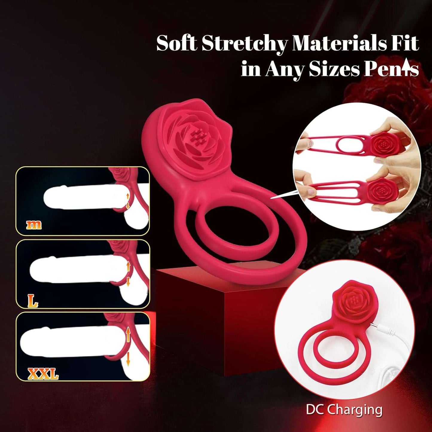 UnityVibe Penis Ring Clitoral Massager - SinfulX