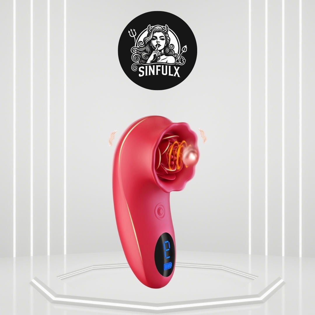 VelvetRose Tapping Sensation Clitoral Stimulation Vibrator - SinfulX