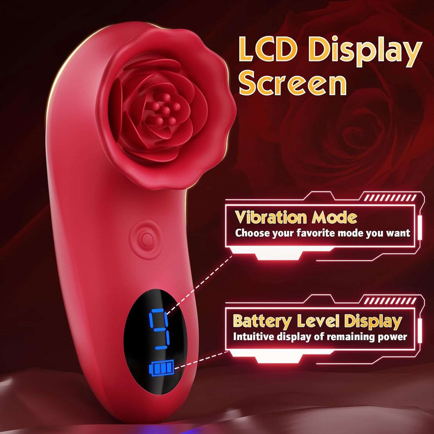 VelvetRose Tapping Sensation Clitoral Stimulation Vibrator - SinfulX