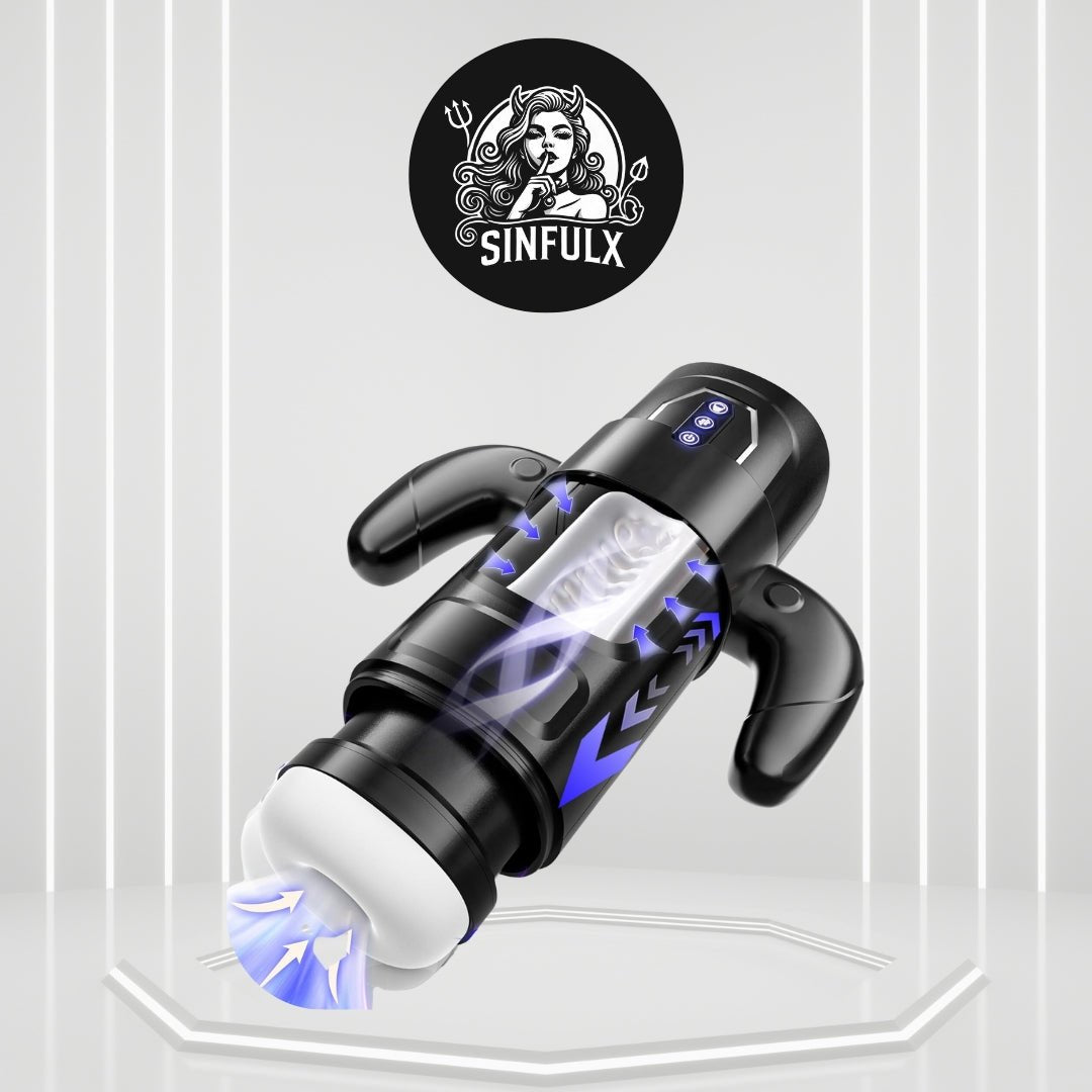 VibeChamber Male Masturbator Suction & Thrusting Toy SinfulX VibeChamber Male Masturbator Suction & Thrusting Toy SinfulX