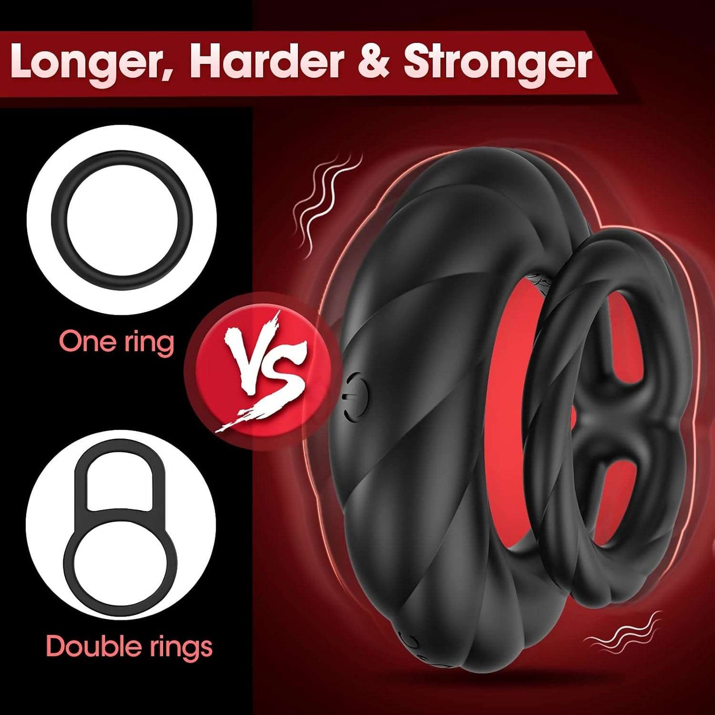 VibeCircle Dual Stimulation Penis Ring - SinfulX