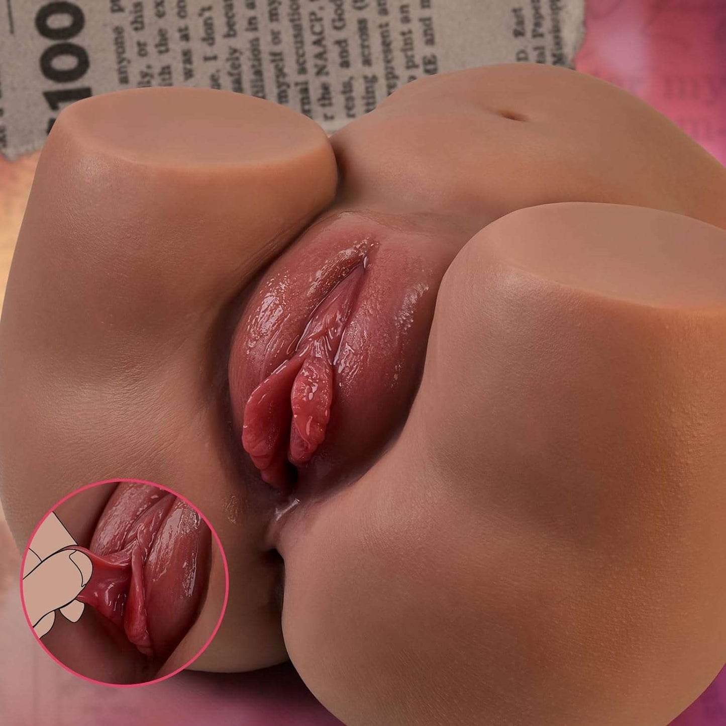 VibeCurves BBW Torso Sex Doll Masturbator - SinfulX
