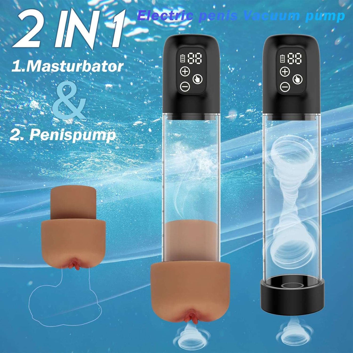 VibeLift Male Training Pussy Chamber Penis Pump - SinfulX
